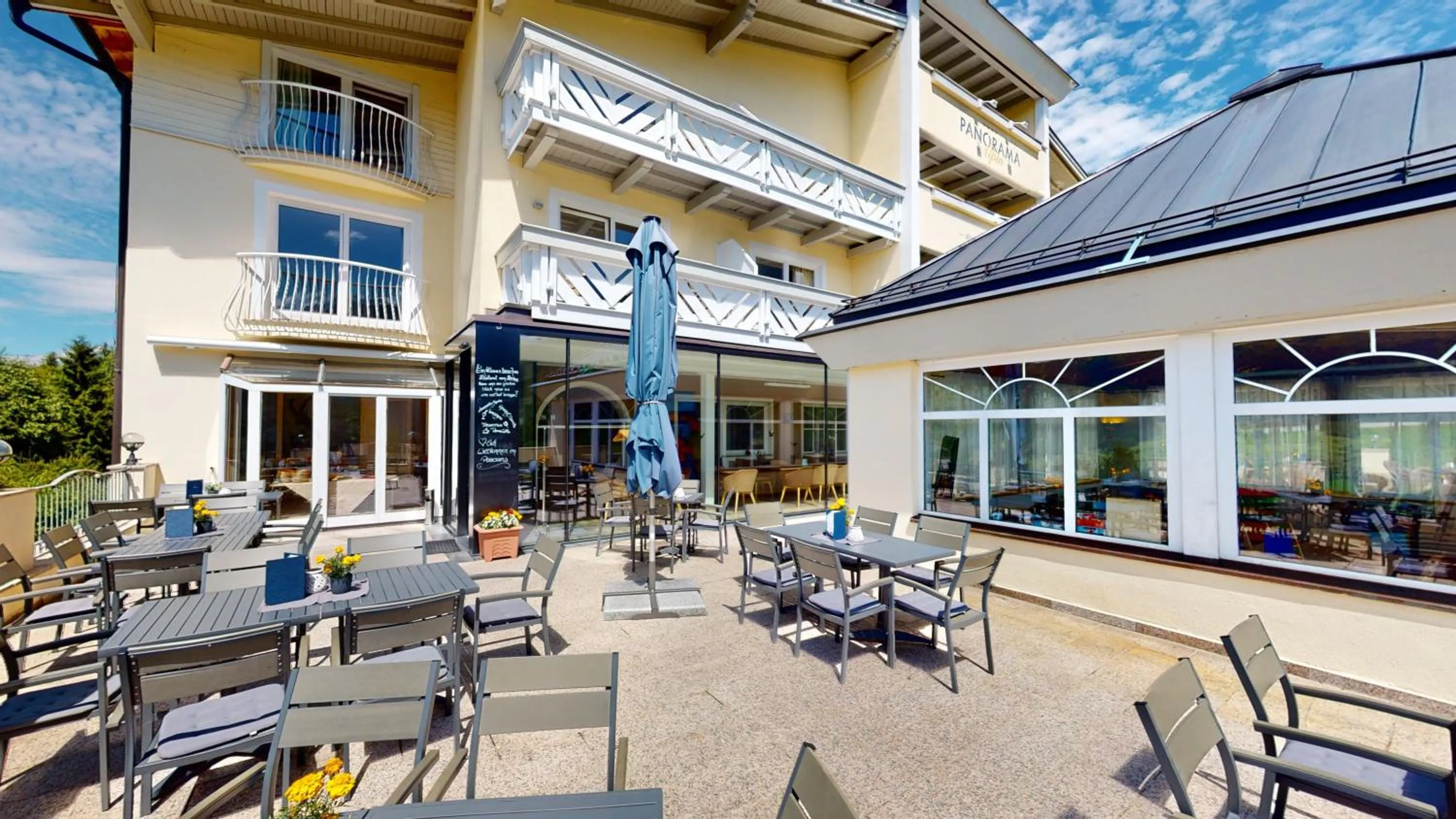 Balcony/Terrace in Wellness Aparthotel Panorama Alpin - Ferienwohnungen Jerzens im Pitztal