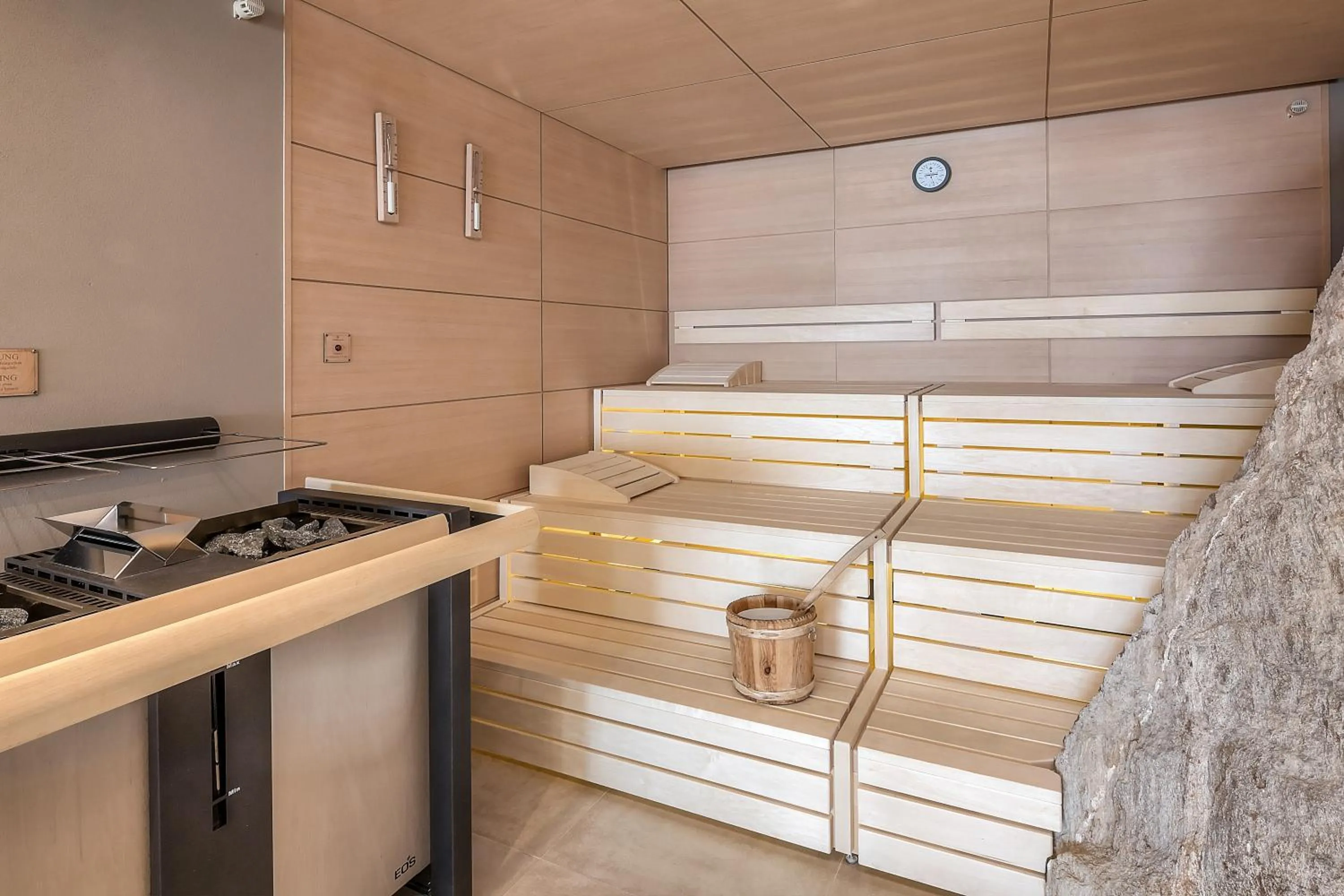 Sauna in Wellness Aparthotel Panorama Alpin - Ferienwohnungen Jerzens im Pitztal