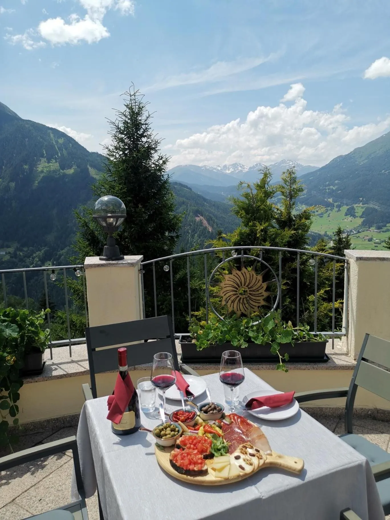 View (from property/room) in Wellness Aparthotel Panorama Alpin - Ferienwohnungen Jerzens im Pitztal