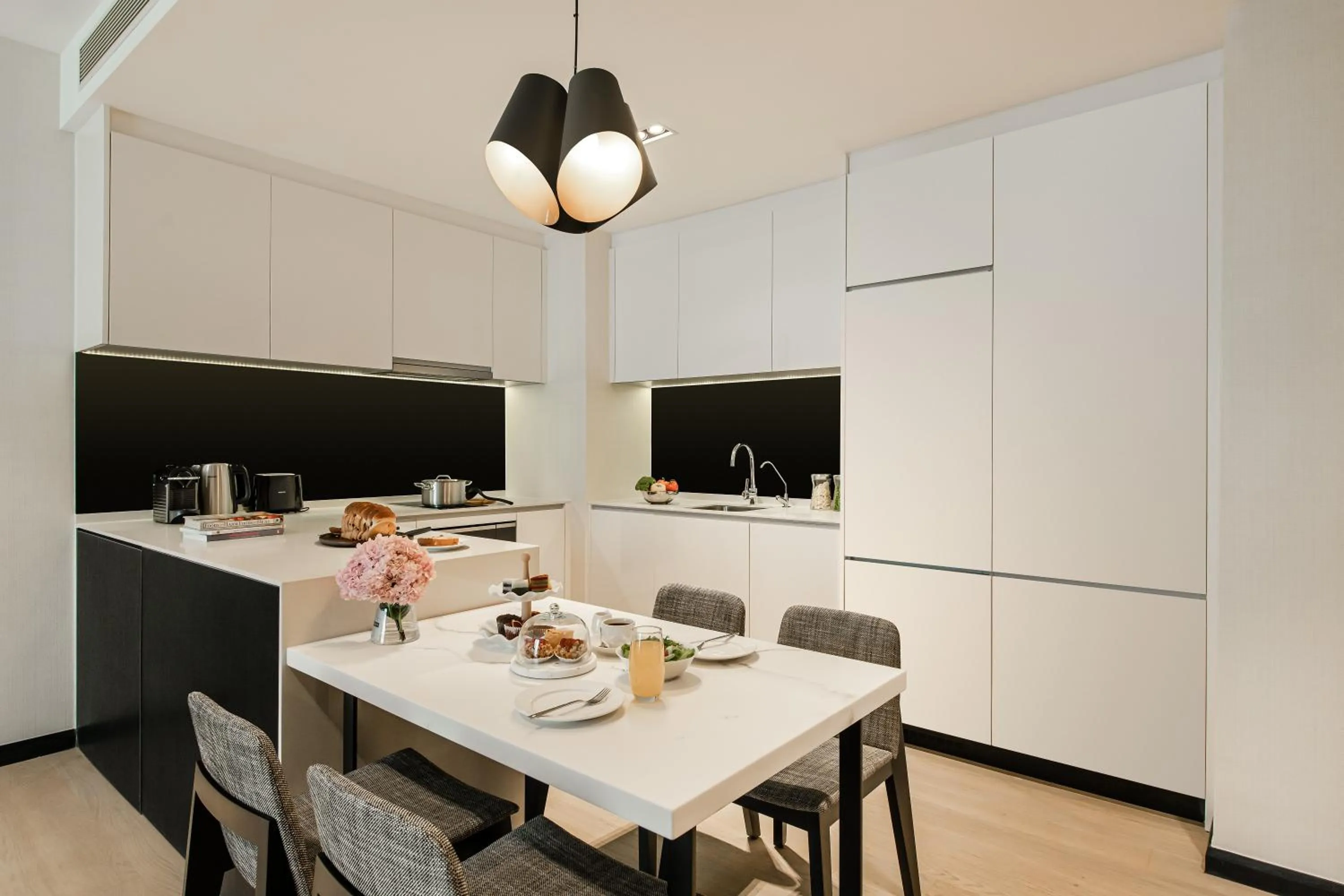 Kitchen or kitchenette in Ascott Star KLCC Kuala Lumpur