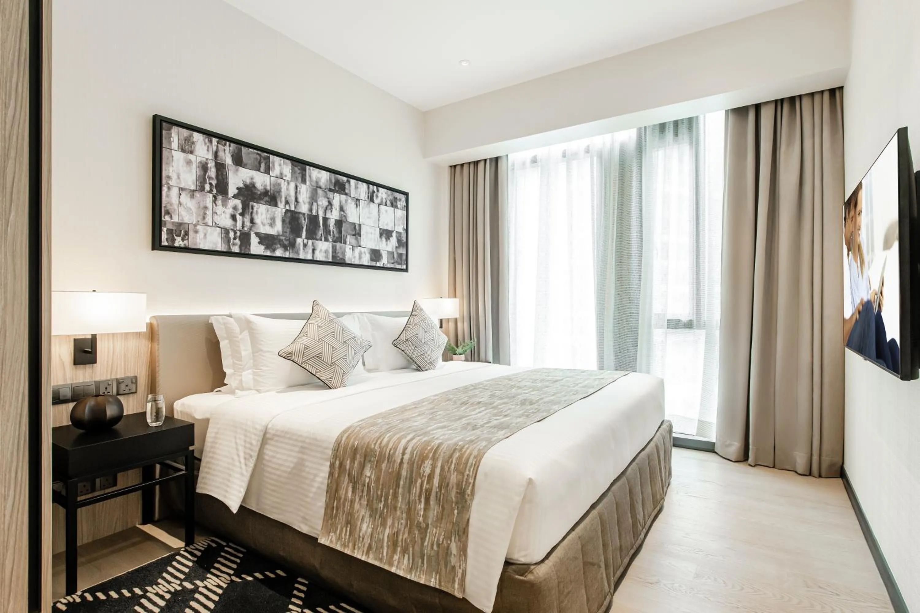 Bedroom, Bed in Ascott Star KLCC Kuala Lumpur