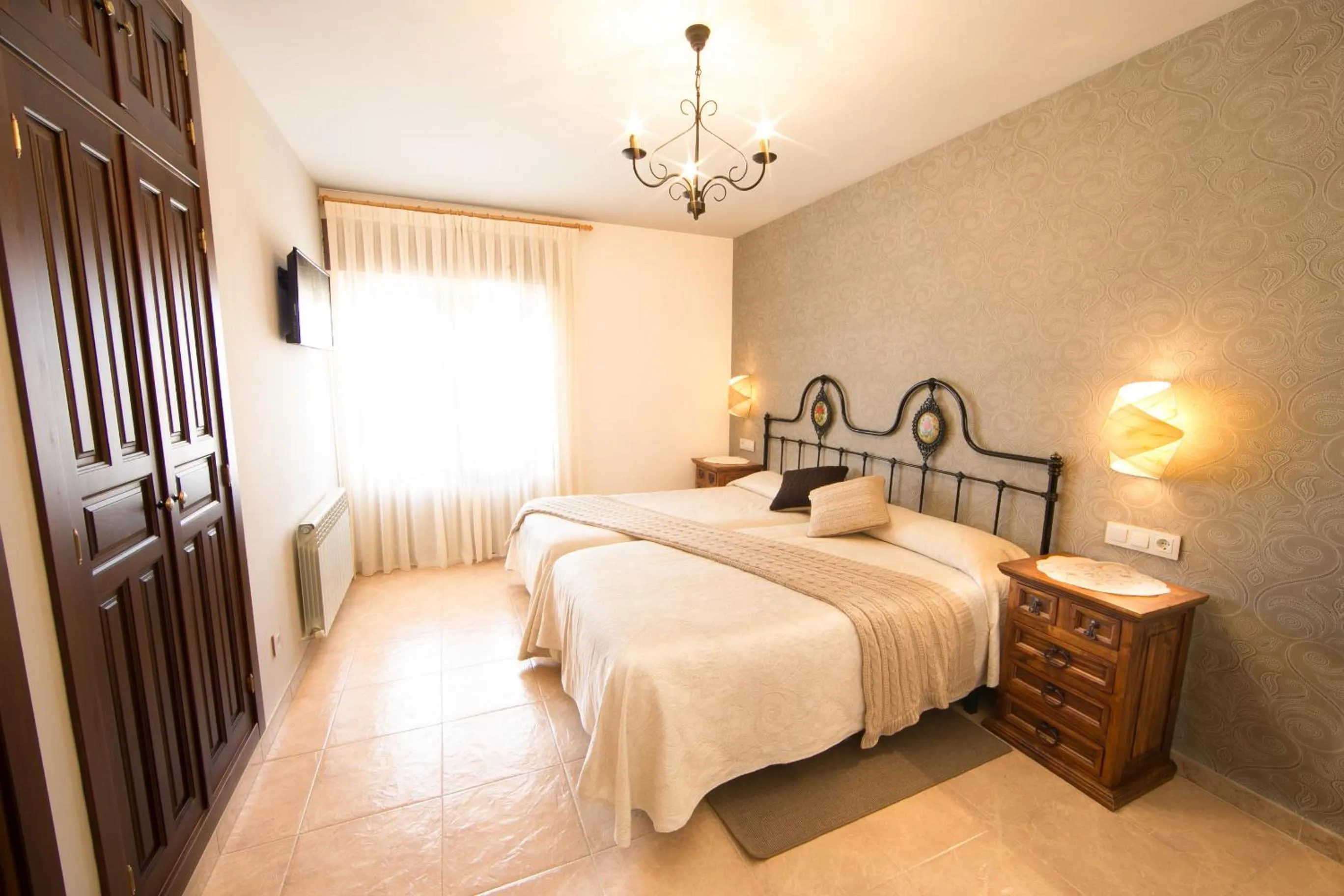 Balcony/Terrace, Bed in Quintanares