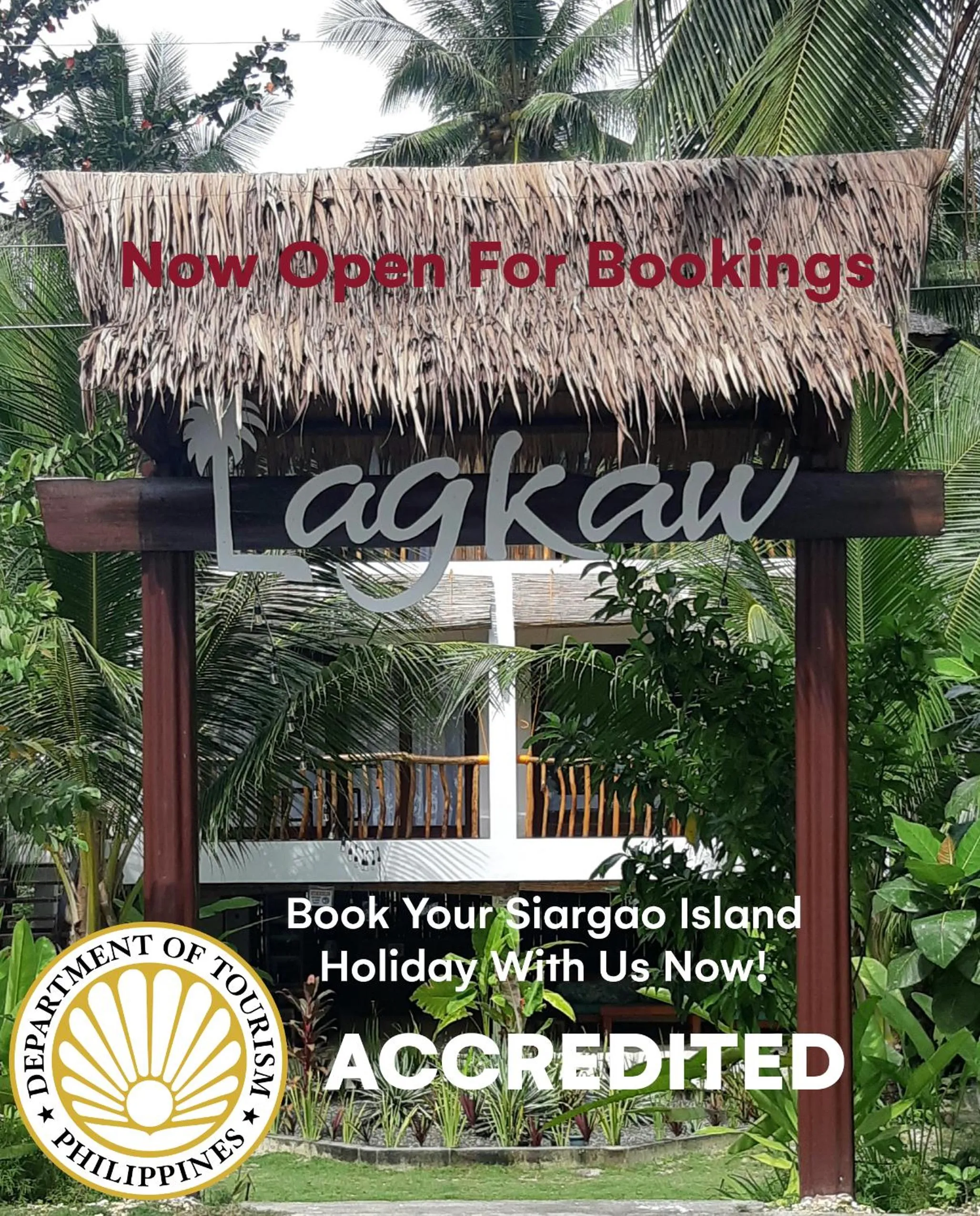 Property logo or sign in Lagkaw Siargao Villas