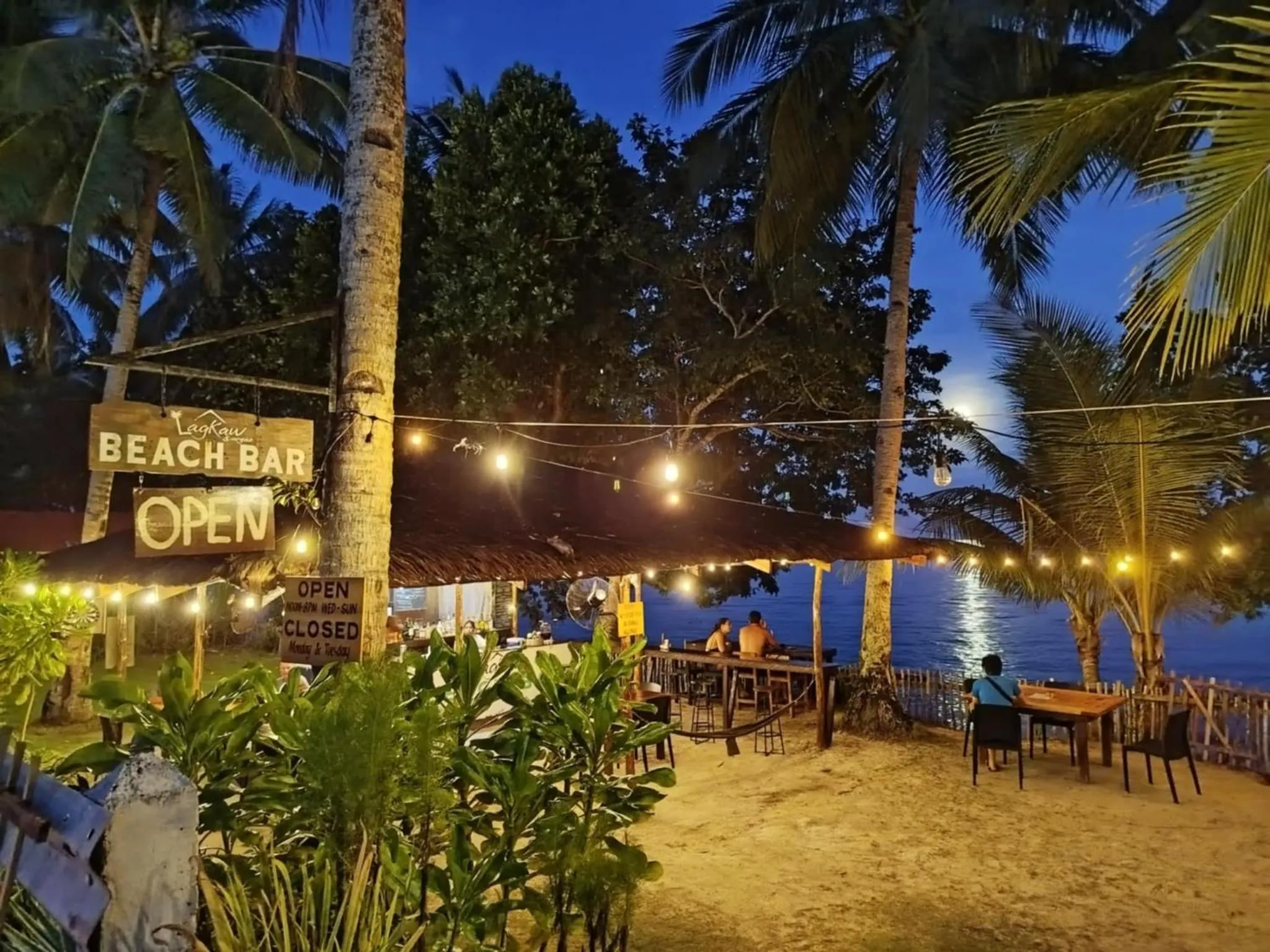 Night in Lagkaw Siargao Villas