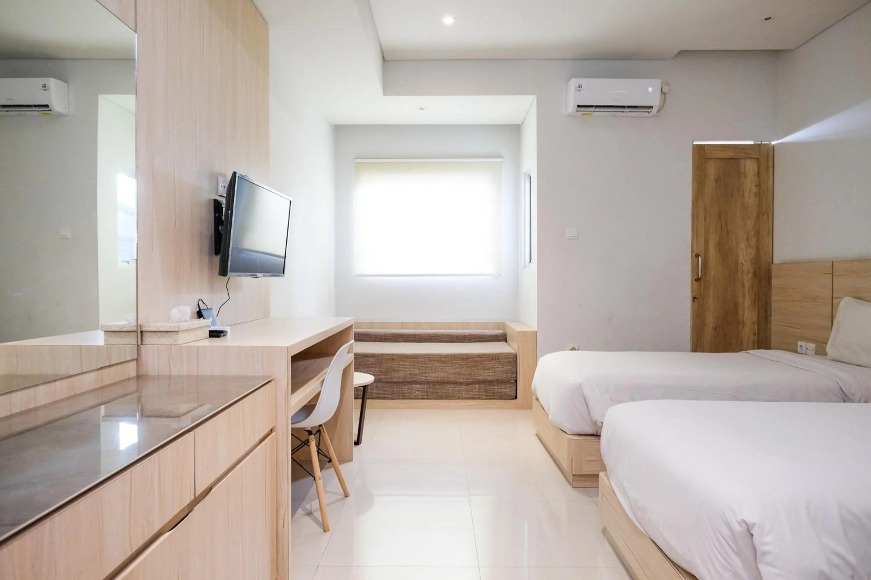 Bedroom, Bed in Lega Legi Town House Seminyak by The Lavana