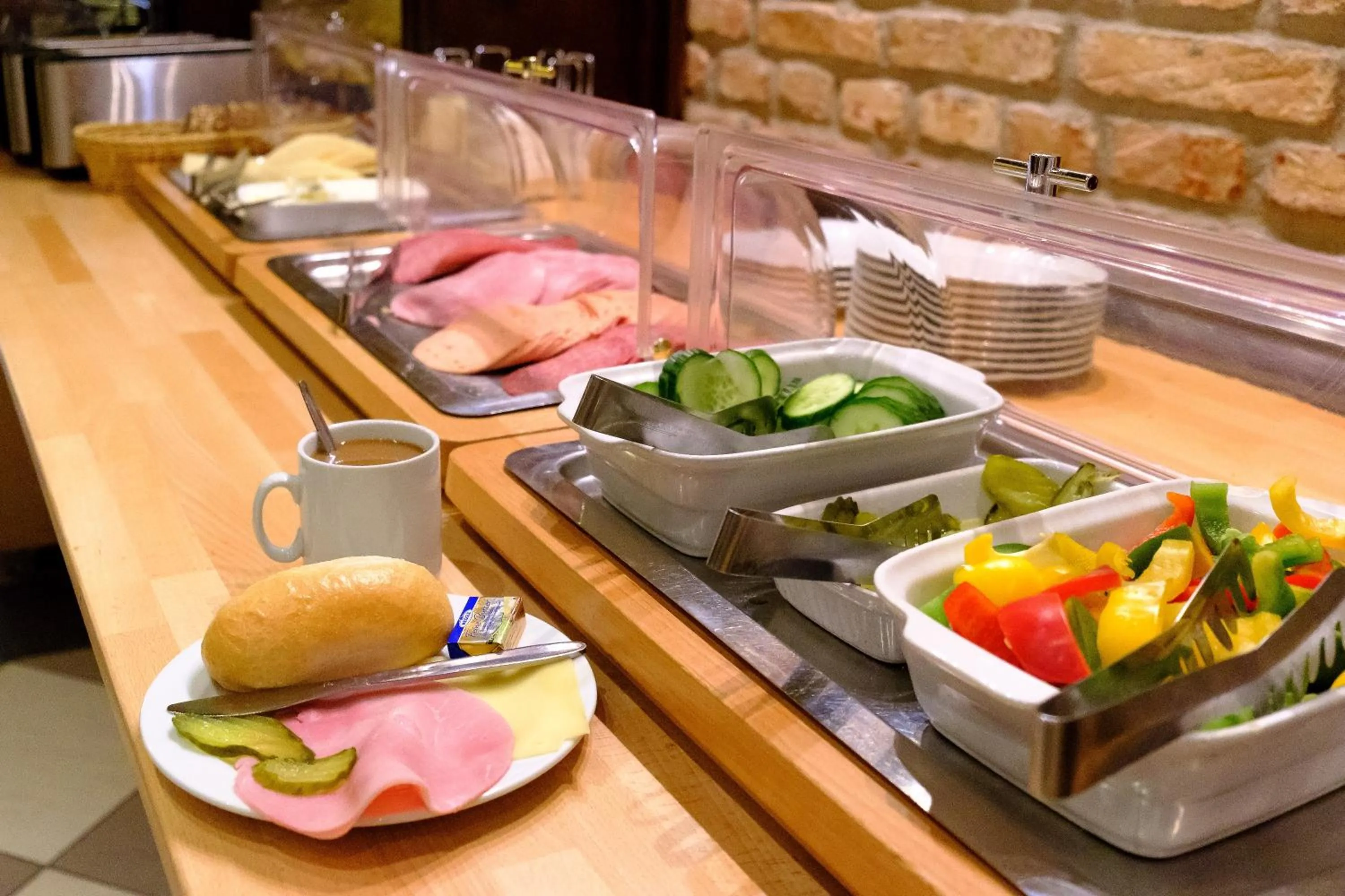 Continental breakfast in Euro Youth Hotel Munich