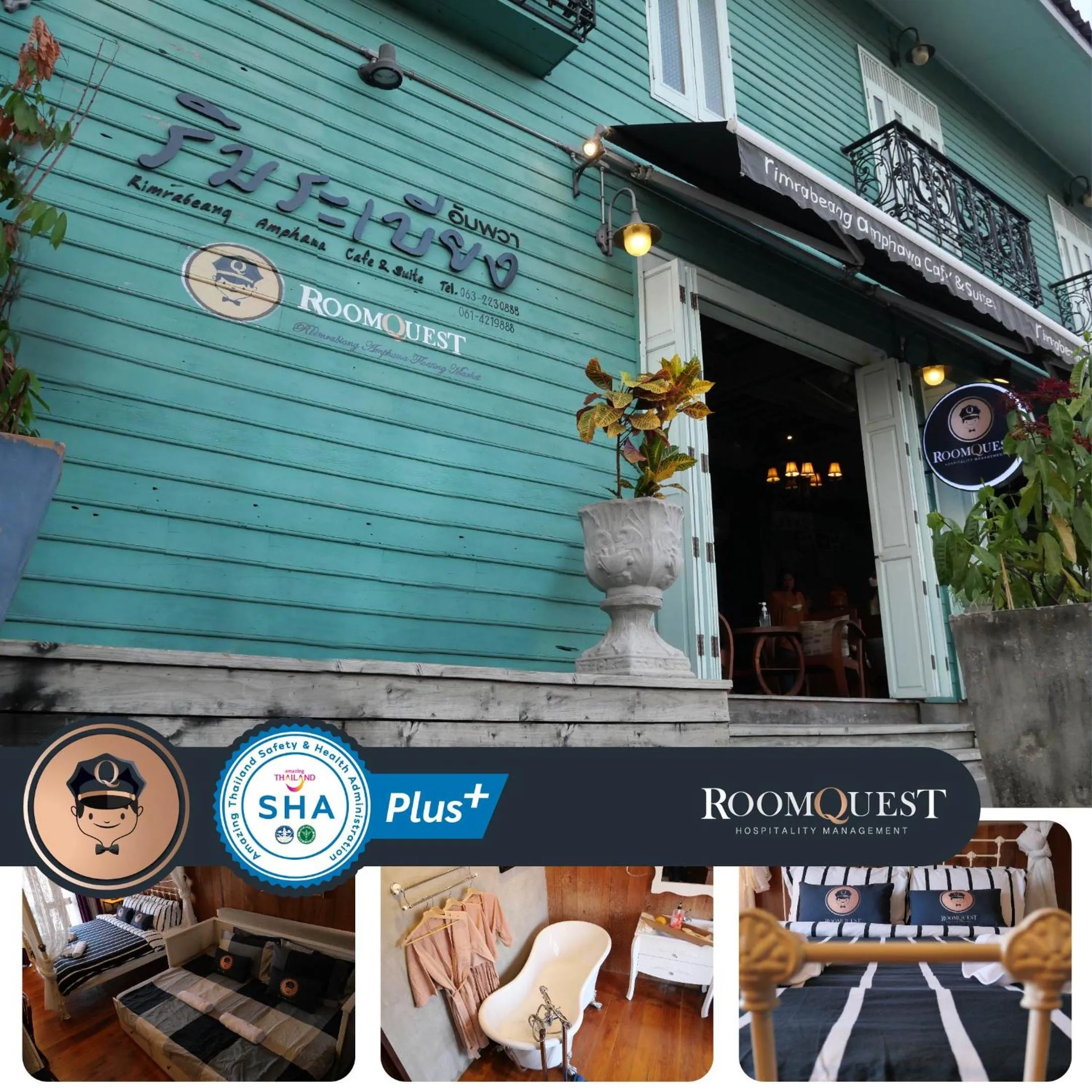 Property building in RoomQuest Rimrabeang at Amphawa