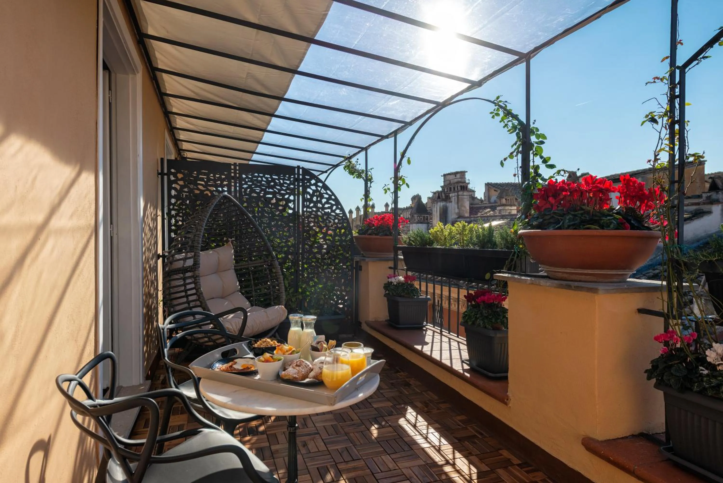 Balcony/Terrace in Ara di Marte Suites