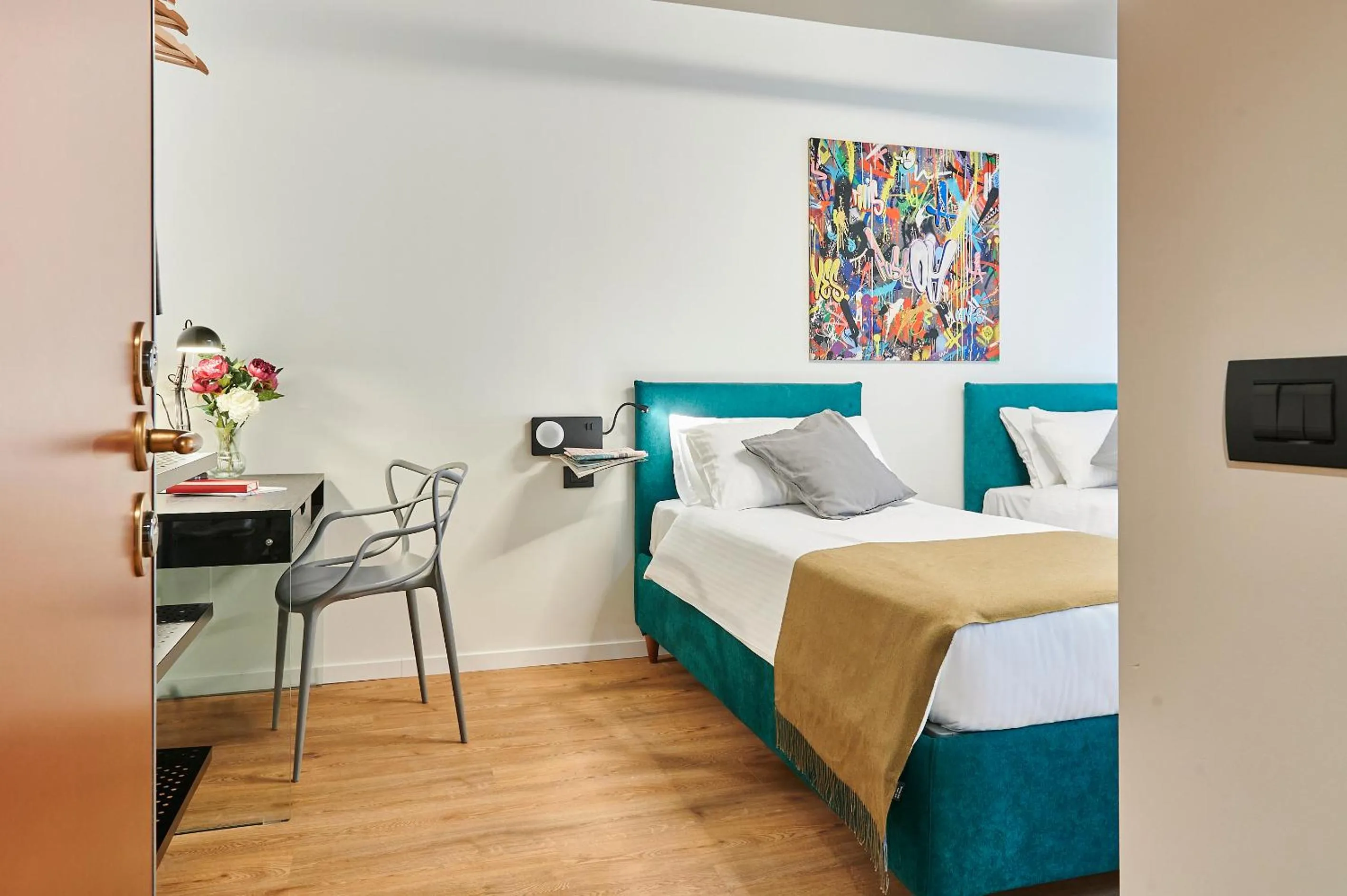 Bedroom, Bed in STAR RIBBON