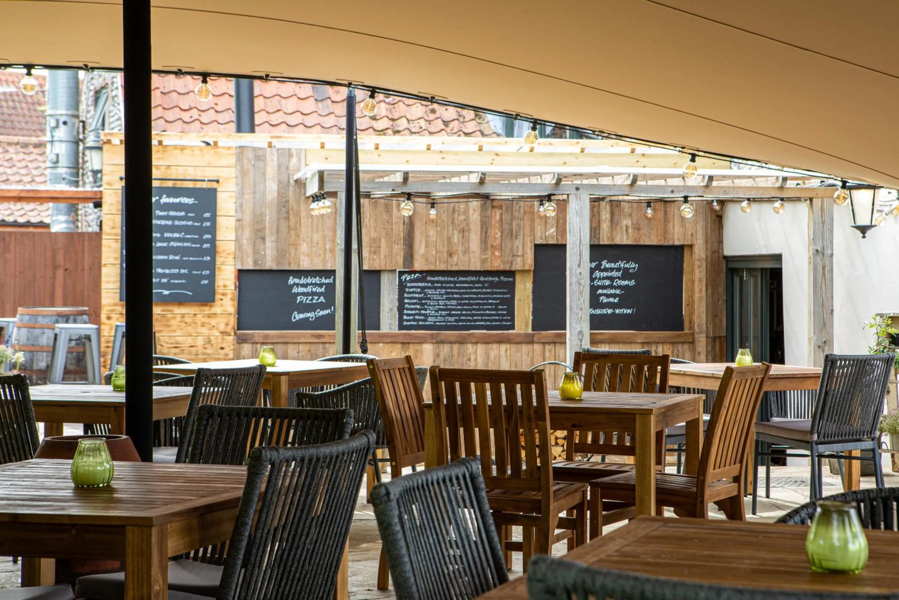 Patio in The Three Swallows Cley