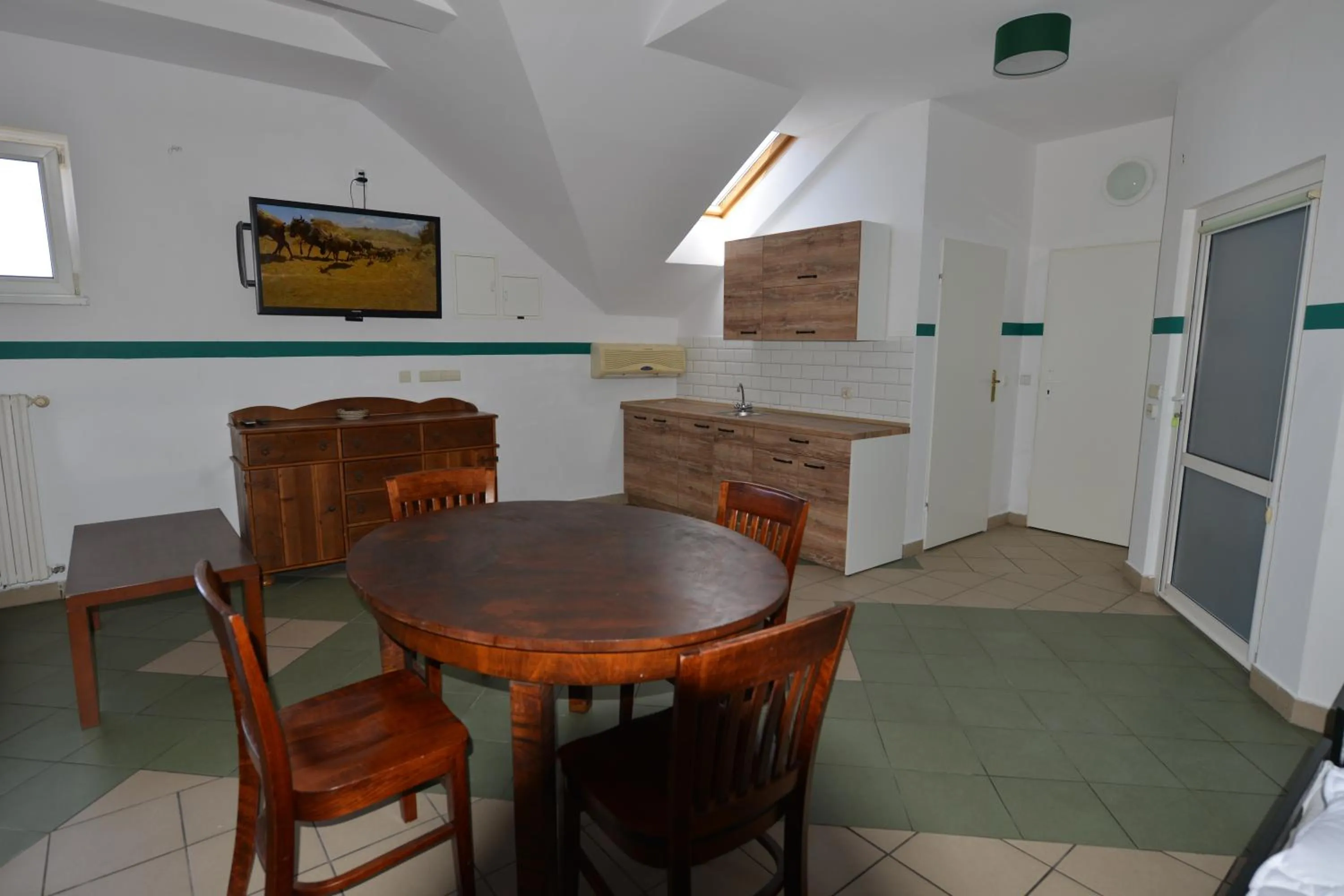 Kitchen or kitchenette in Pokoje Gościnne u Klimosza