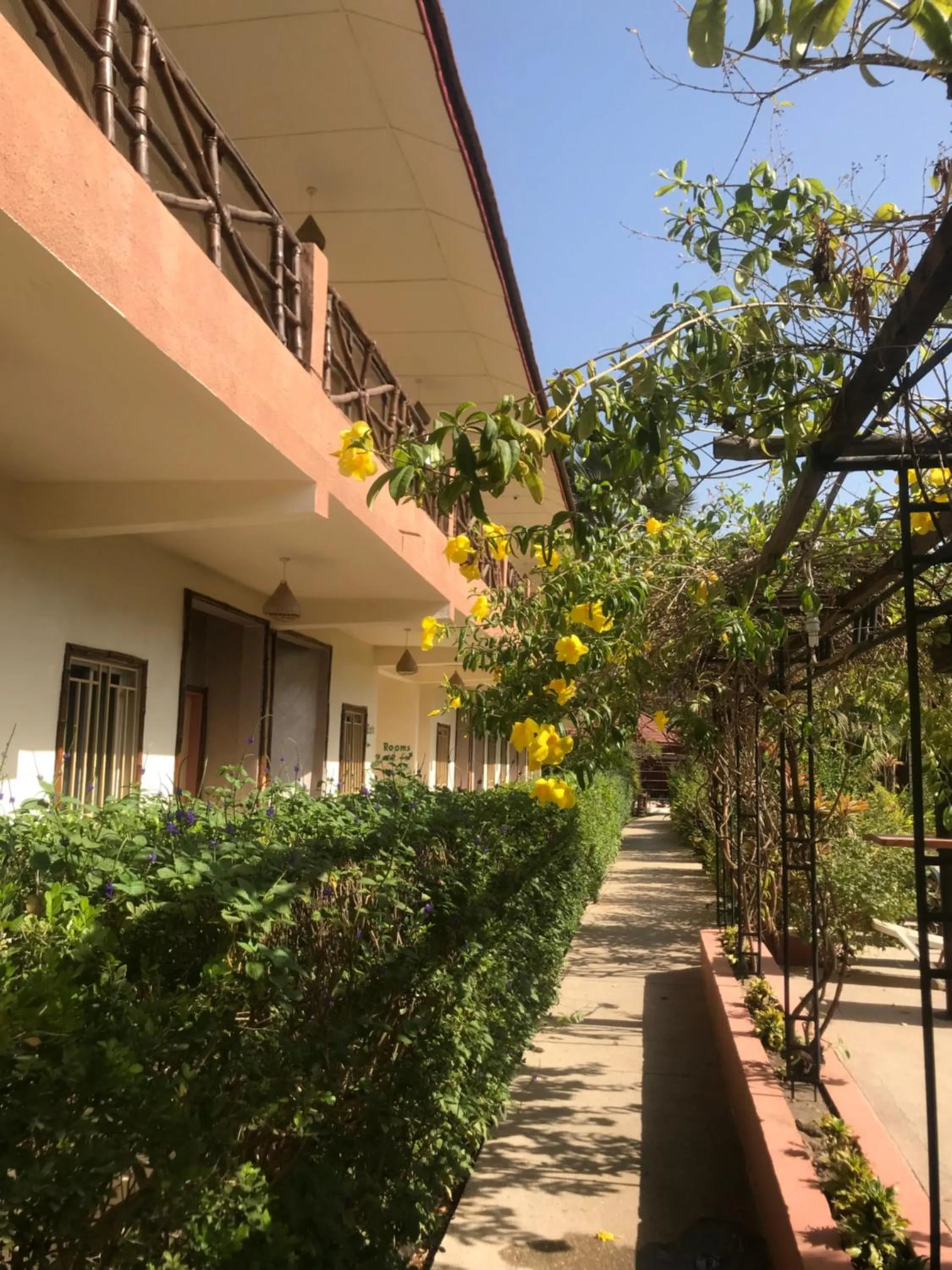 Patio in Bamboo Garden Hotel
