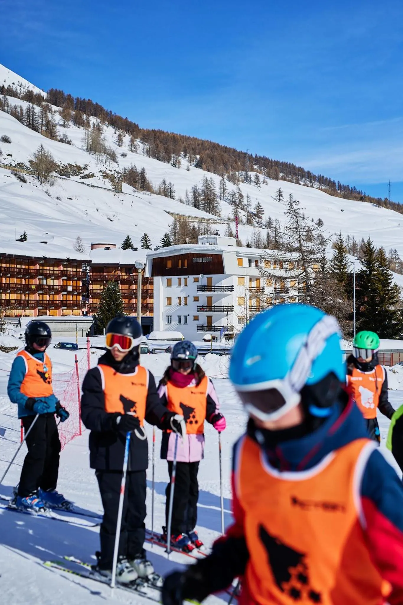 Skiing in Hotel Hermitage