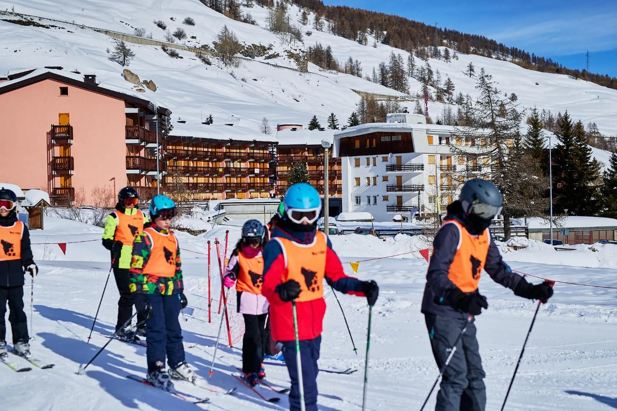 Skiing in Hotel Hermitage