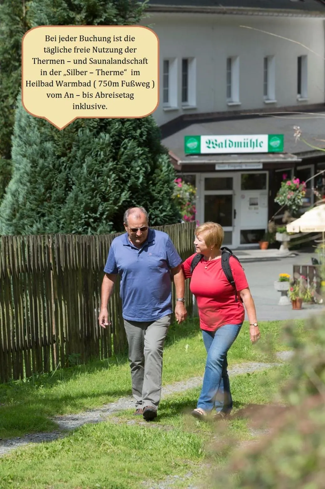 Property building in Hotel Waldmühle
