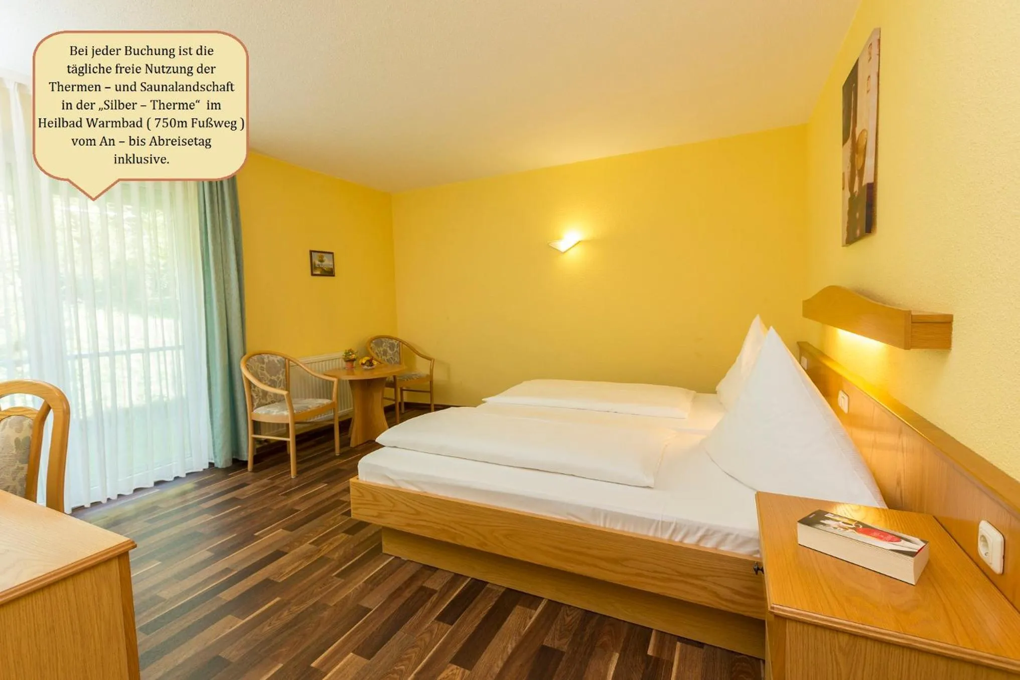 Photo of the whole room, Bed in Hotel Waldmühle