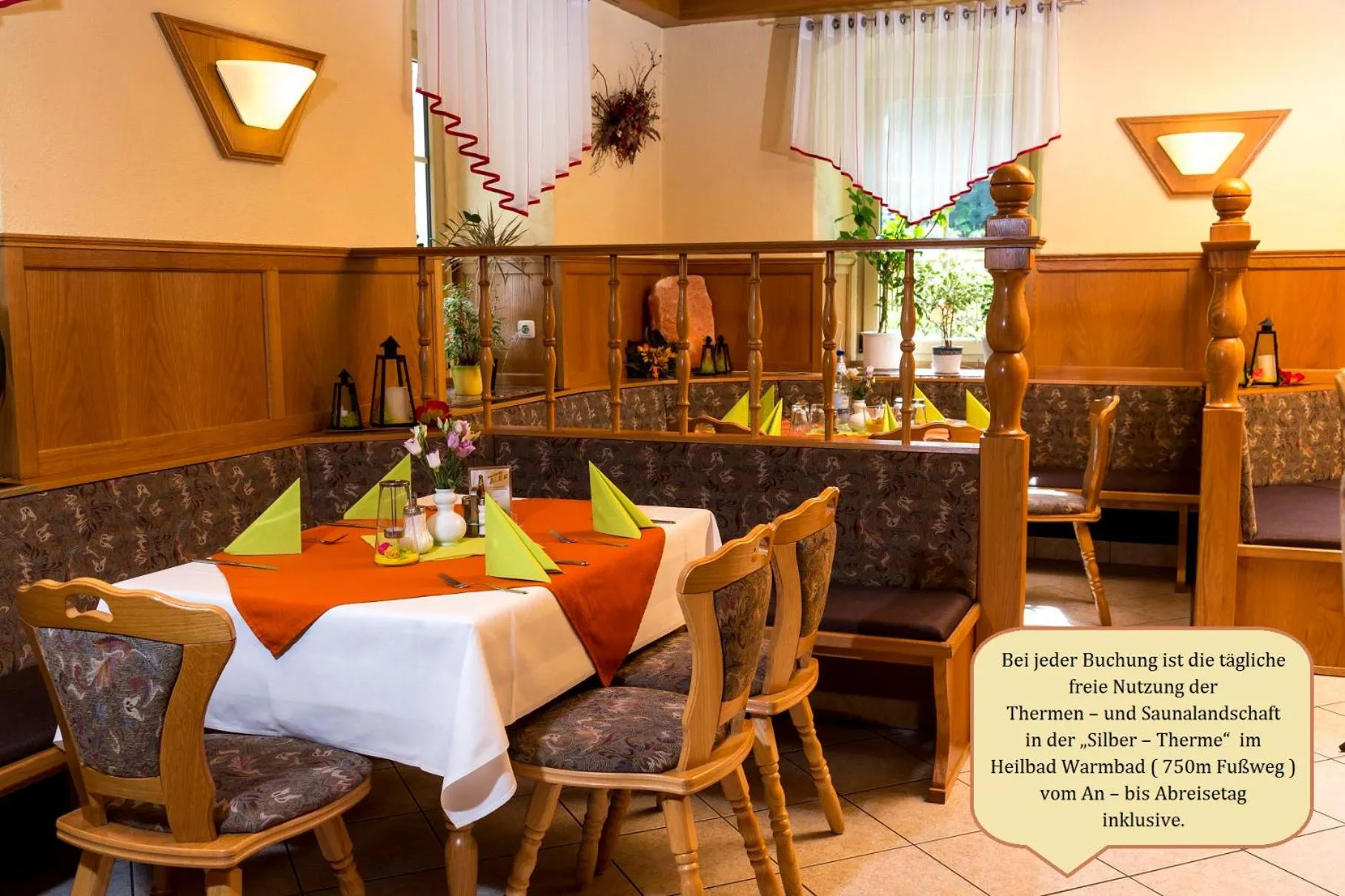 Restaurant/places to eat in Hotel Waldmühle