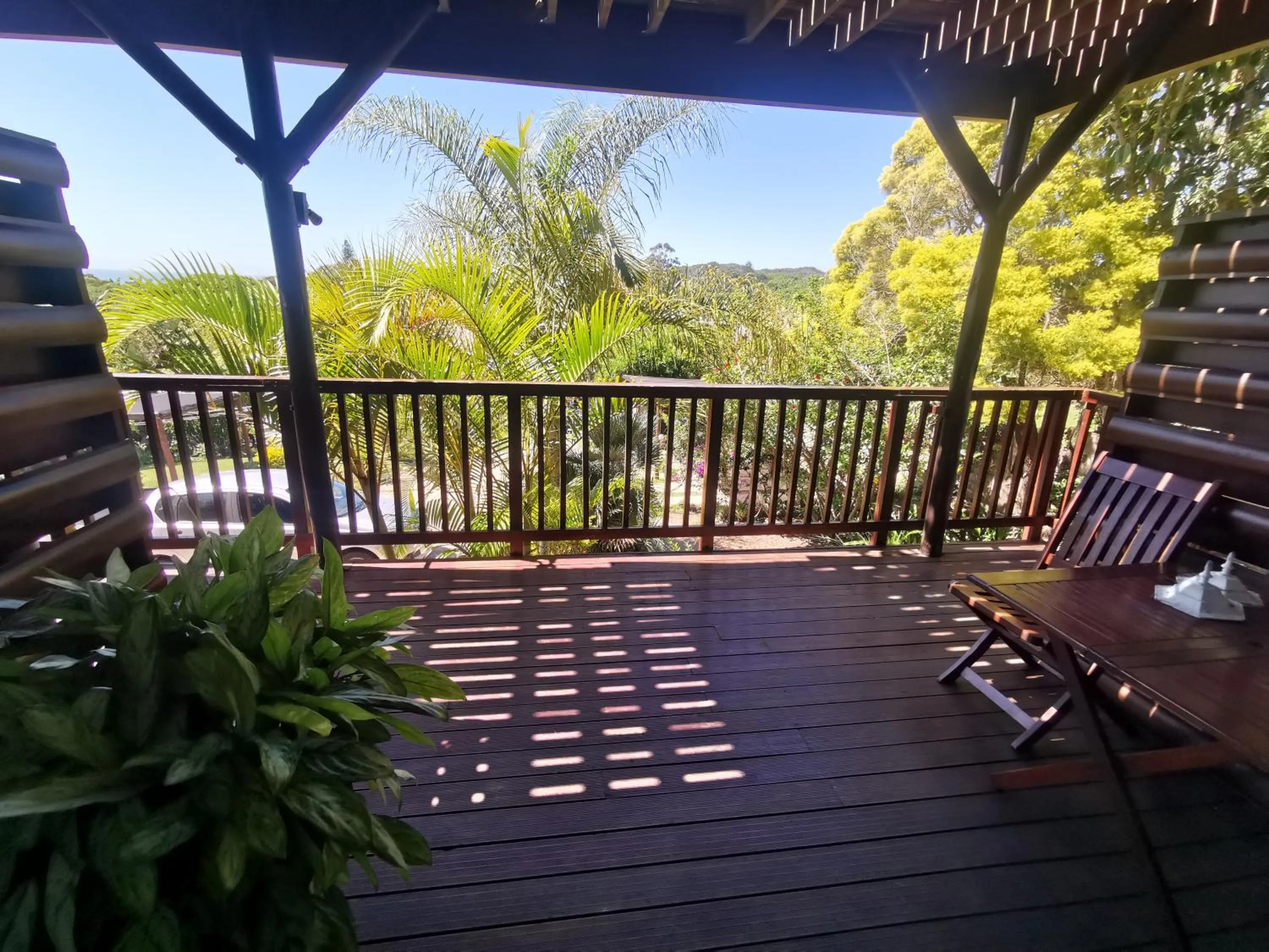 Balcony/Terrace in THE THATCH HIDE