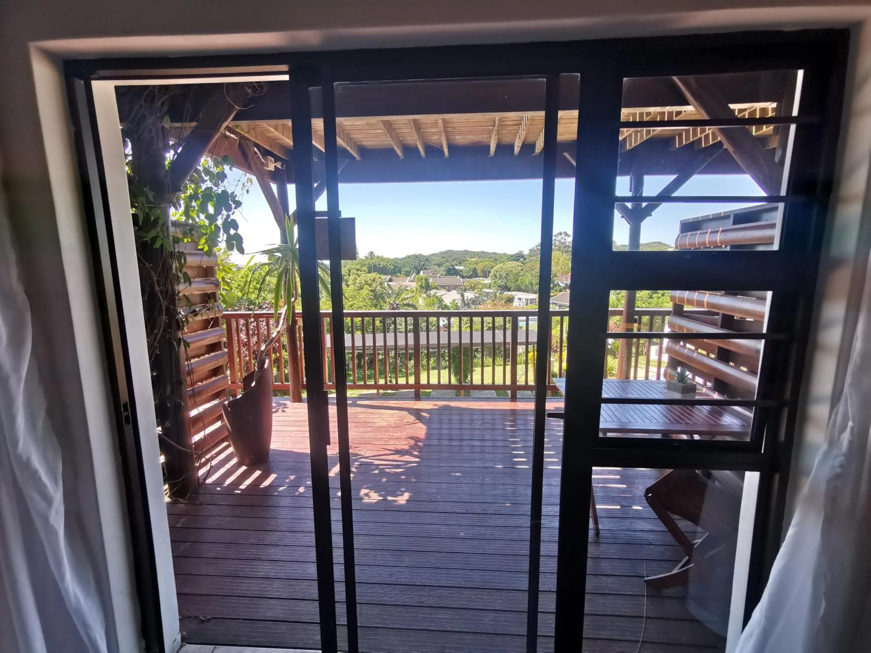 Balcony/Terrace in THE THATCH HIDE