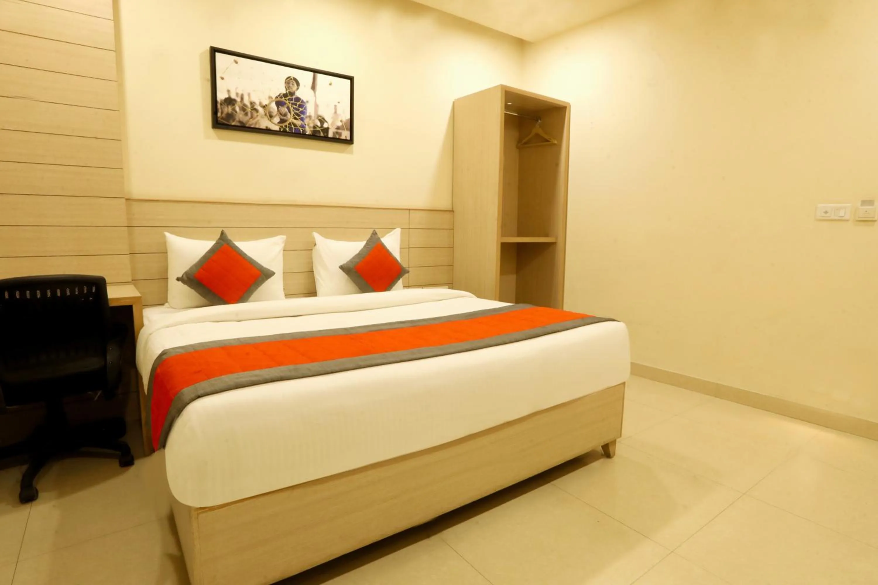 Photo of the whole room, Bed in Sagar Hotel JUST 5 MIN FROM GOLDEN TEMPLE