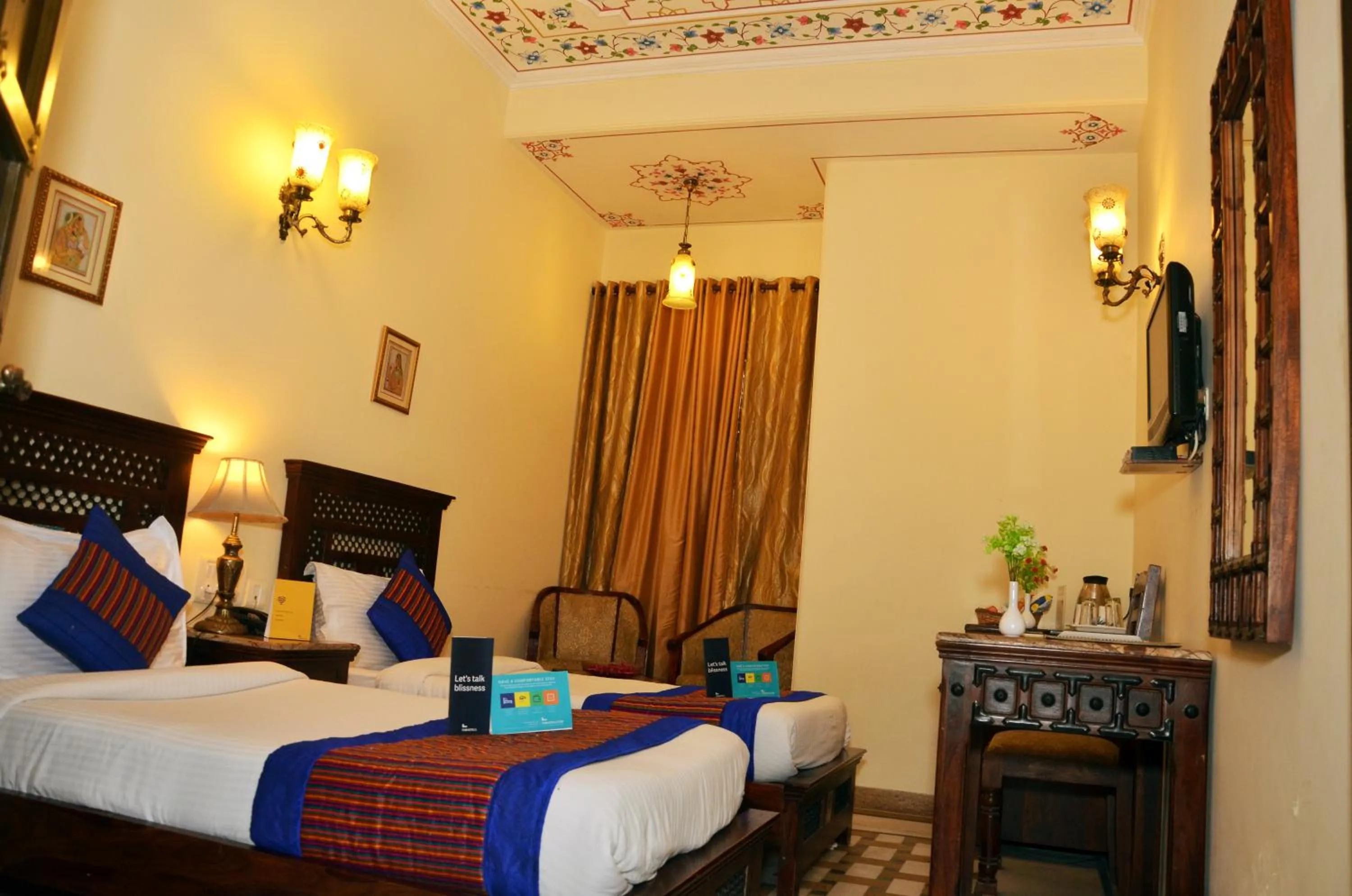 TV and multimedia, Bed in Rajputana Haveli - Jaipur