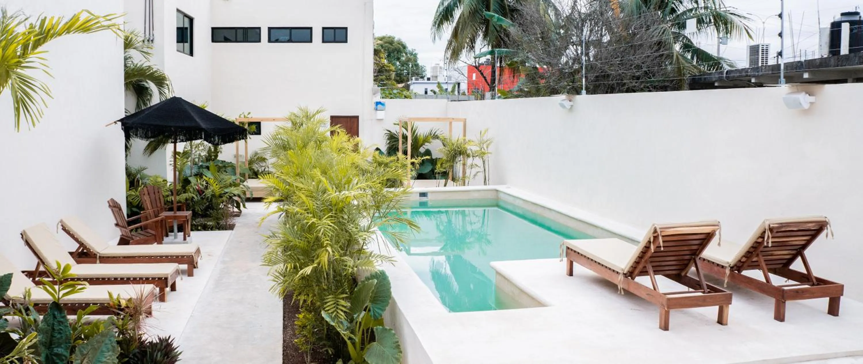 Swimming pool in Mayanah Bacalar