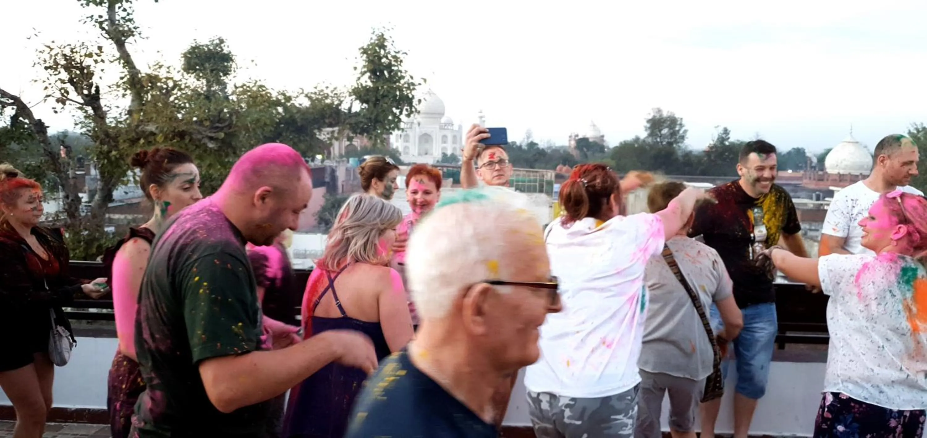 Balcony/Terrace in Hotel Kamal Nearest To Taj Mahal