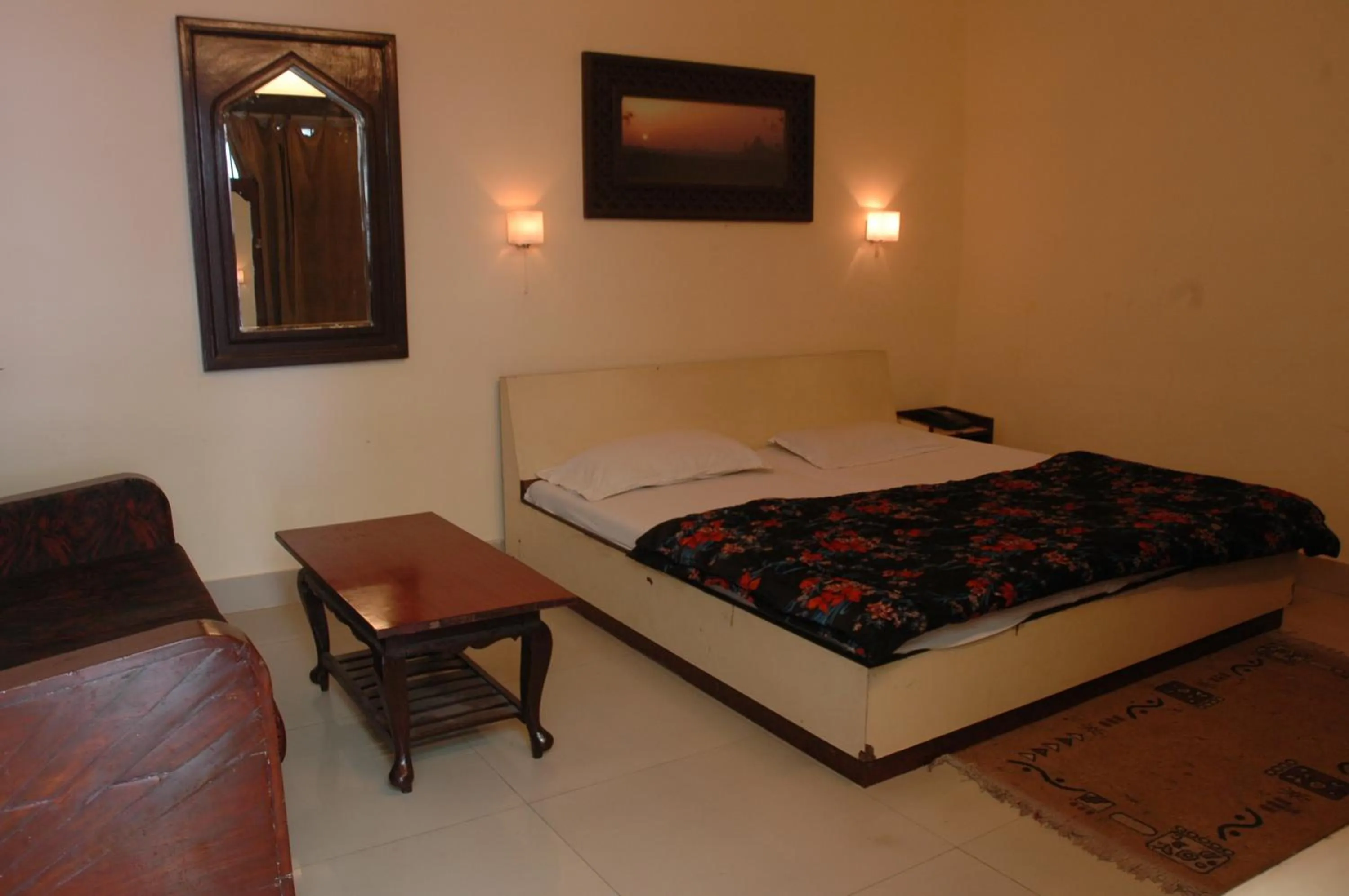 Photo of the whole room, Bed in Hotel Kamal Nearest To Taj Mahal