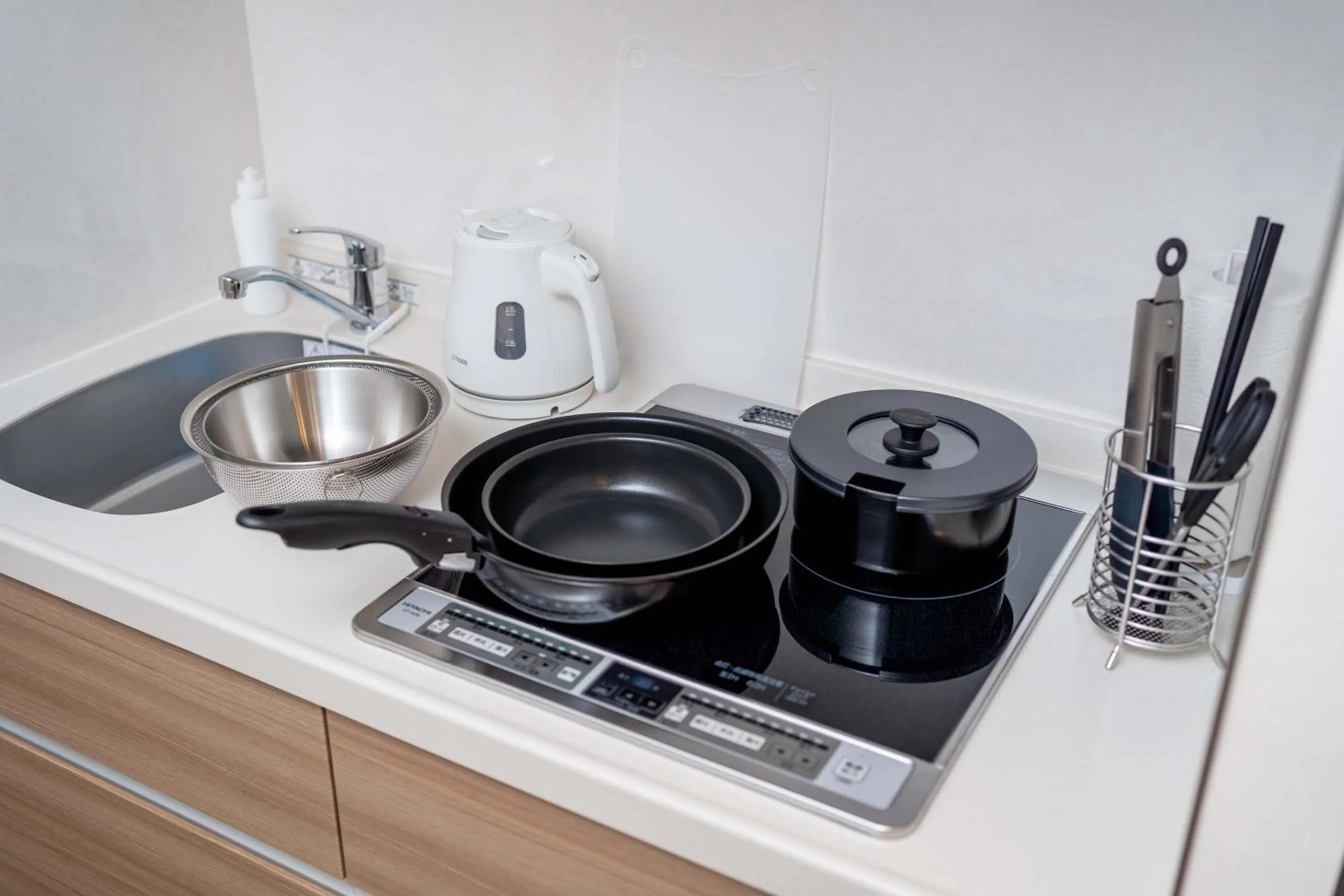 Kitchen or kitchenette in RESI STAY Kyo Ryuvilux Nijo