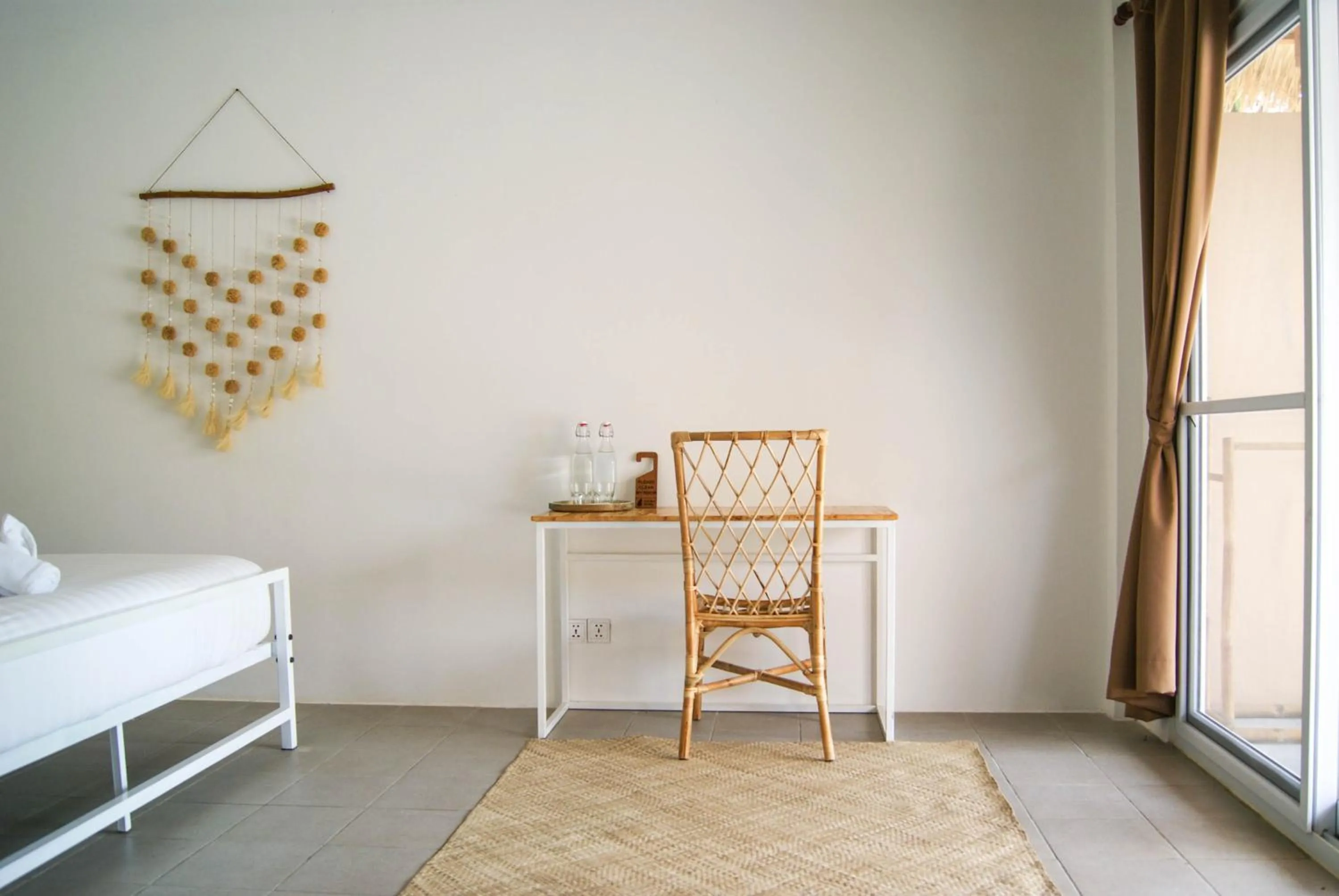 Decorative detail, Bed in BeachWalk Koh Rong