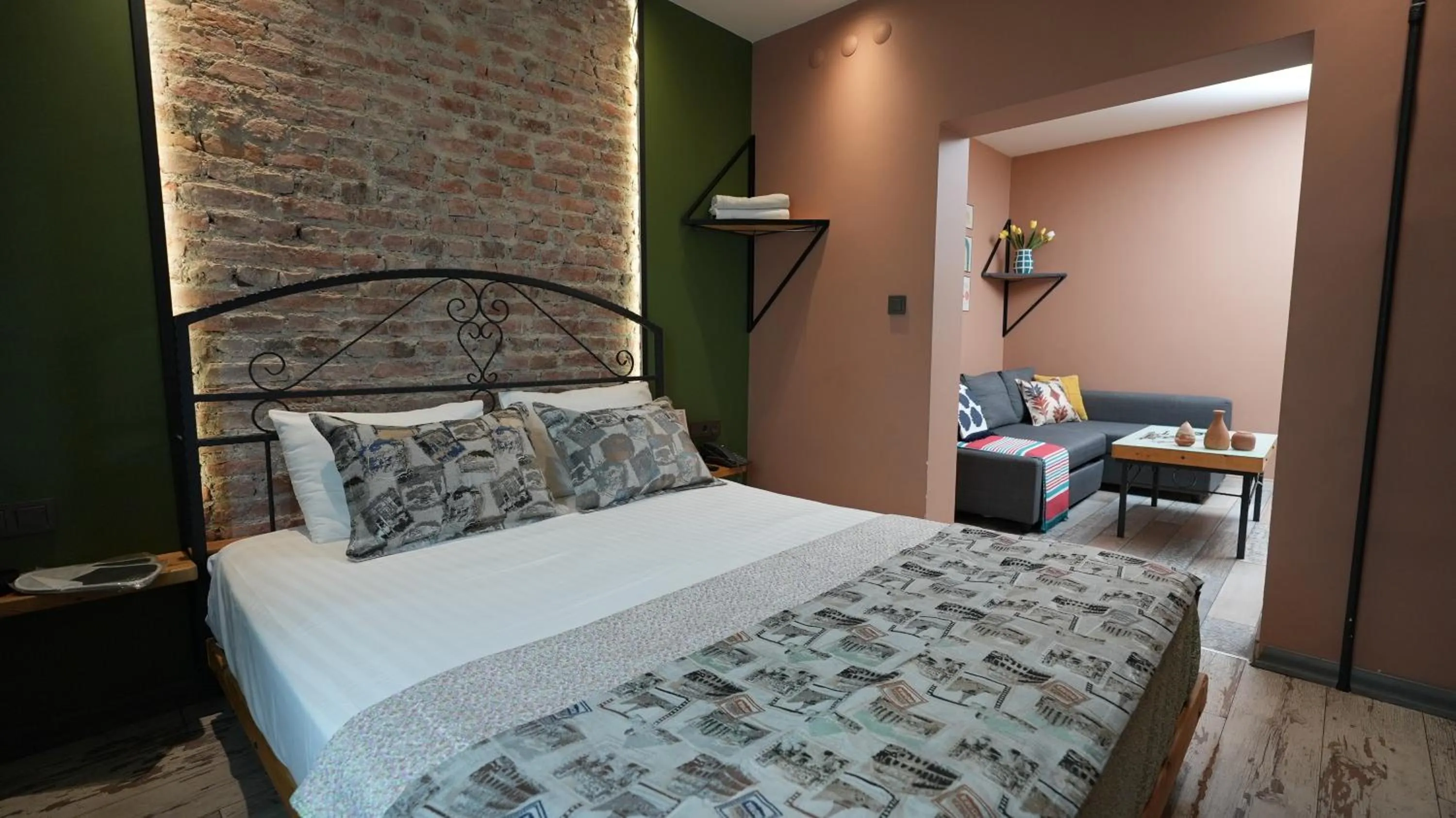 Bed in ANKA RESİDENCE KIZıLAY