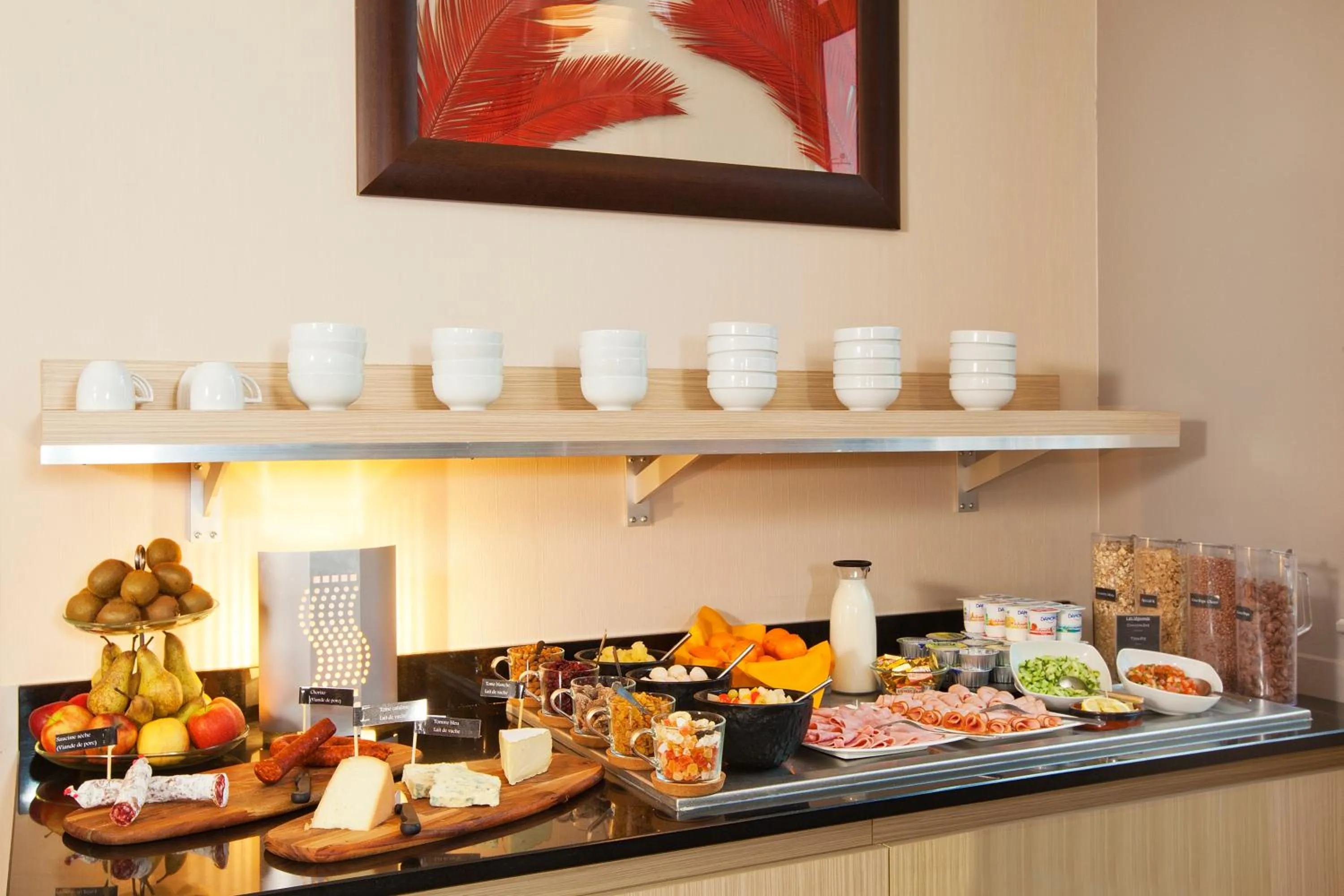 Continental breakfast in Residhome Grenoble Caserne De Bonne