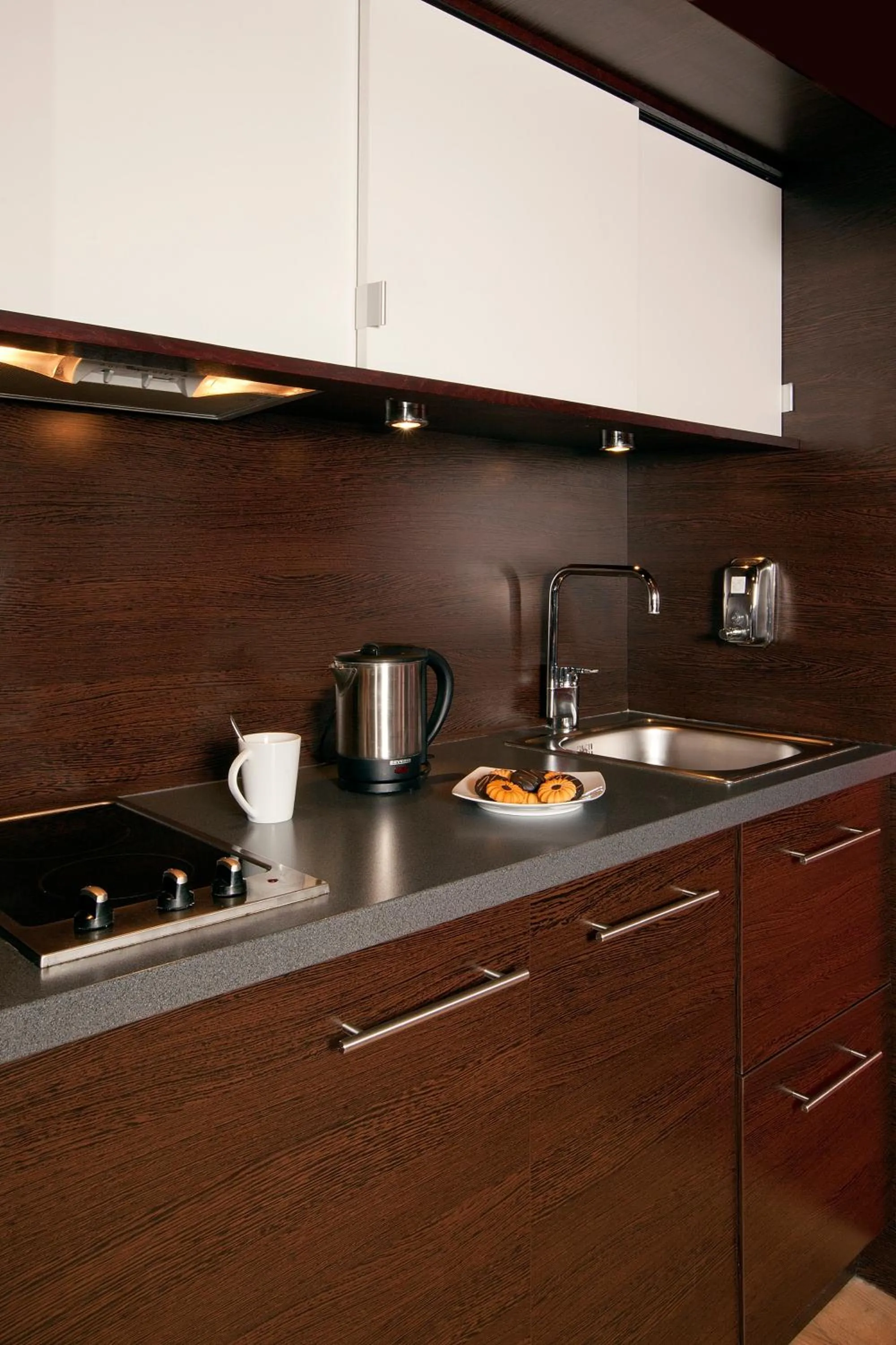 Kitchen or kitchenette in Residhome Grenoble Caserne De Bonne