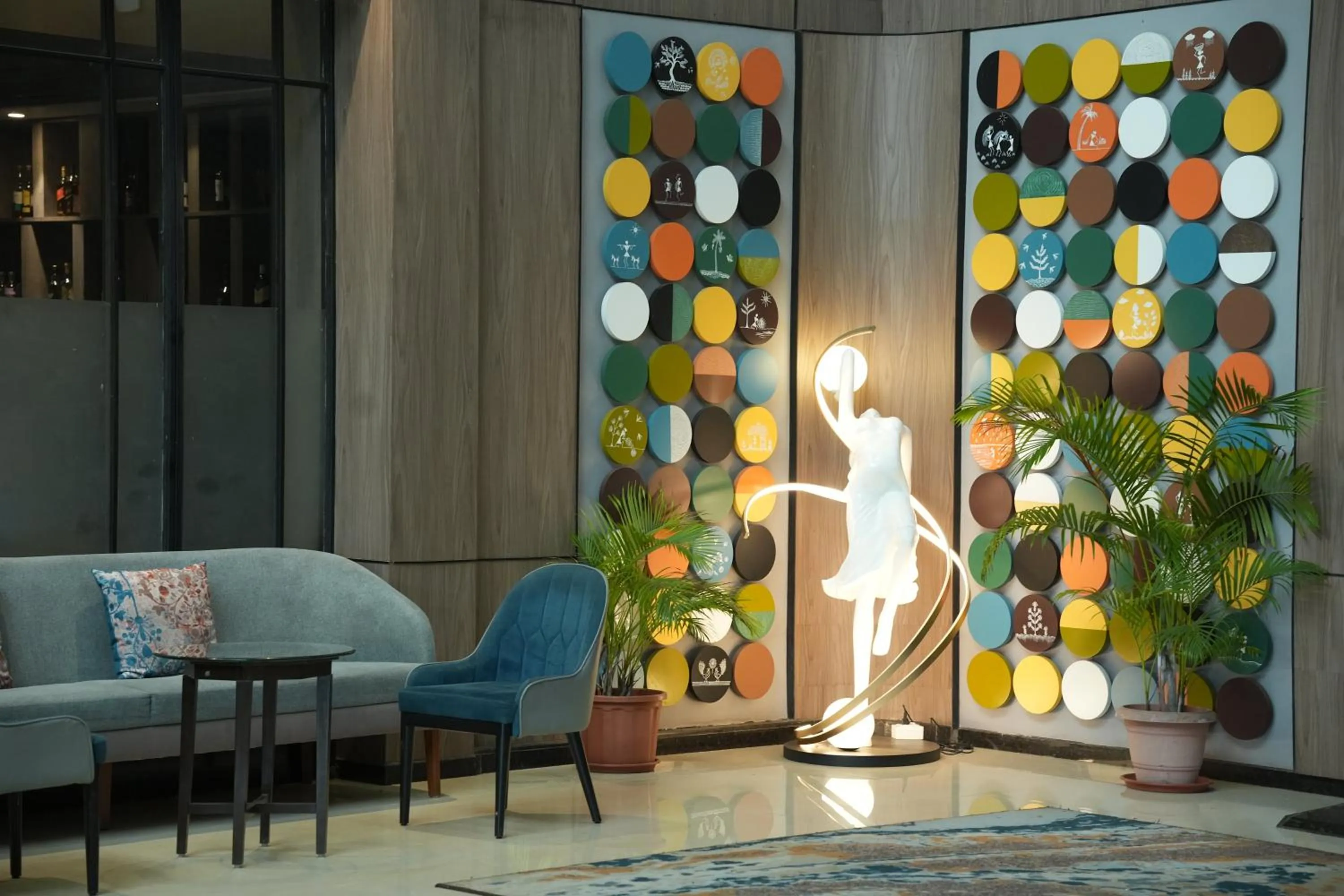 Lobby or reception in Grand Sarovar Portico, Latur