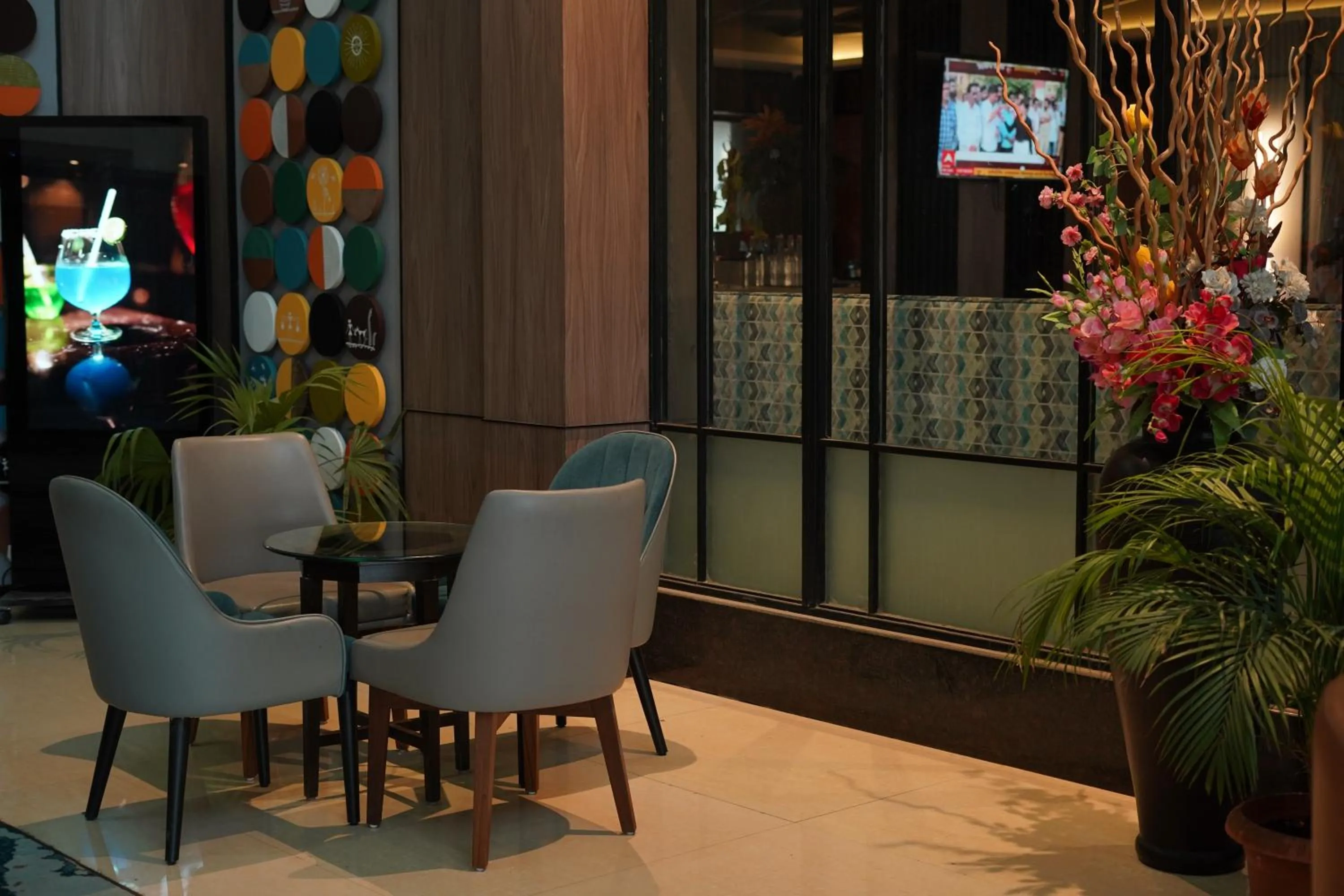 Lobby or reception in Grand Sarovar Portico, Latur