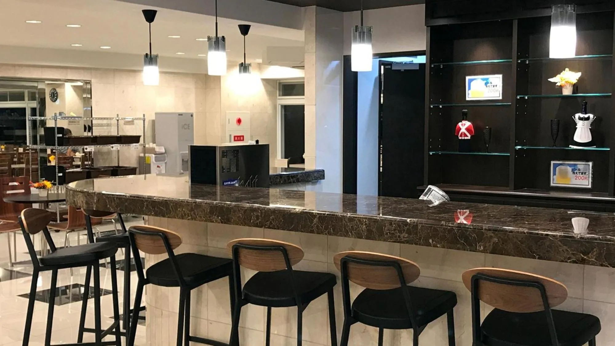 Lounge or bar in Toyoko Inn Tsushima Hitakatsu