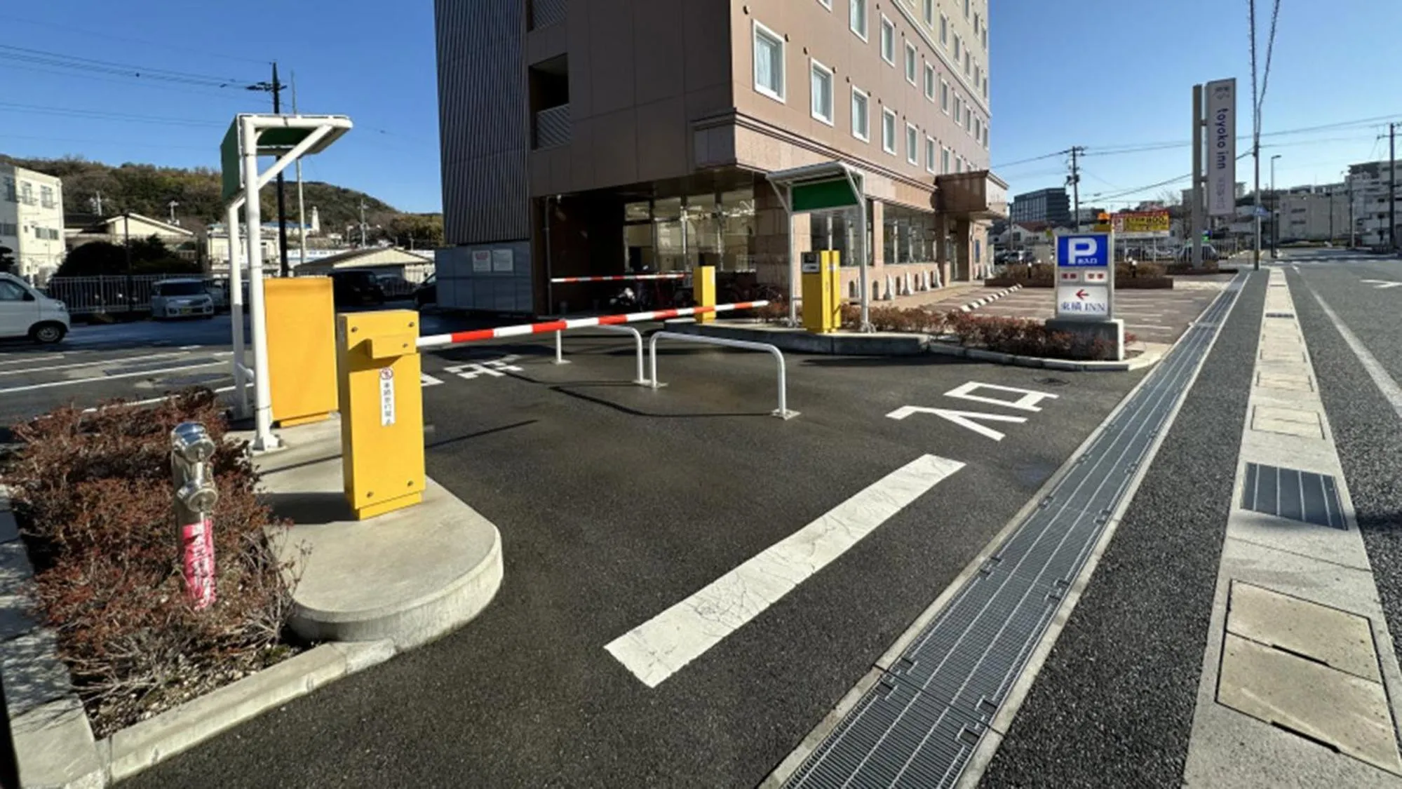 Parking in Toyoko Inn Hamada eki Kita guchi