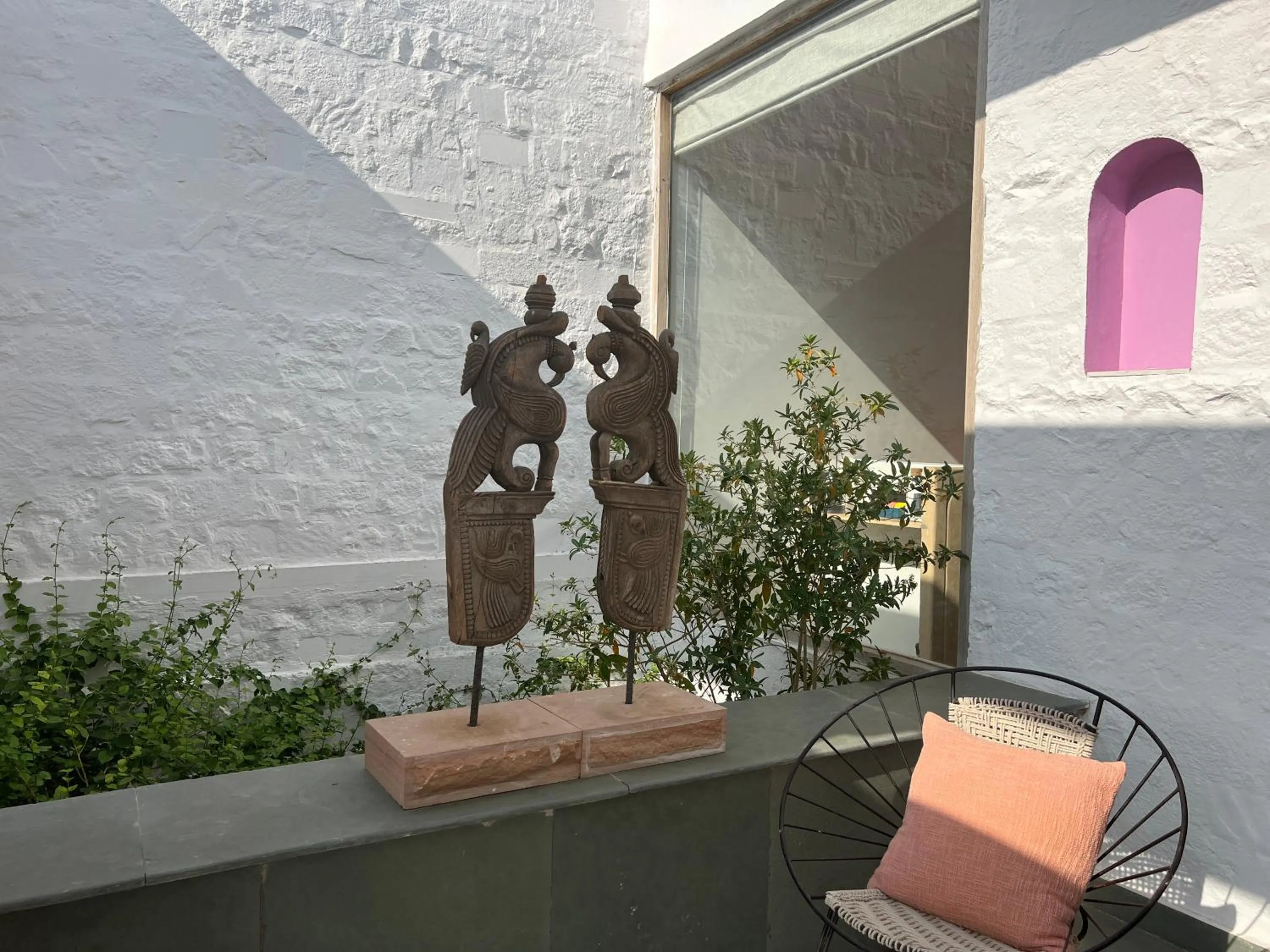 Patio in Kaner Retreat - India's First Desert Botanical Resort