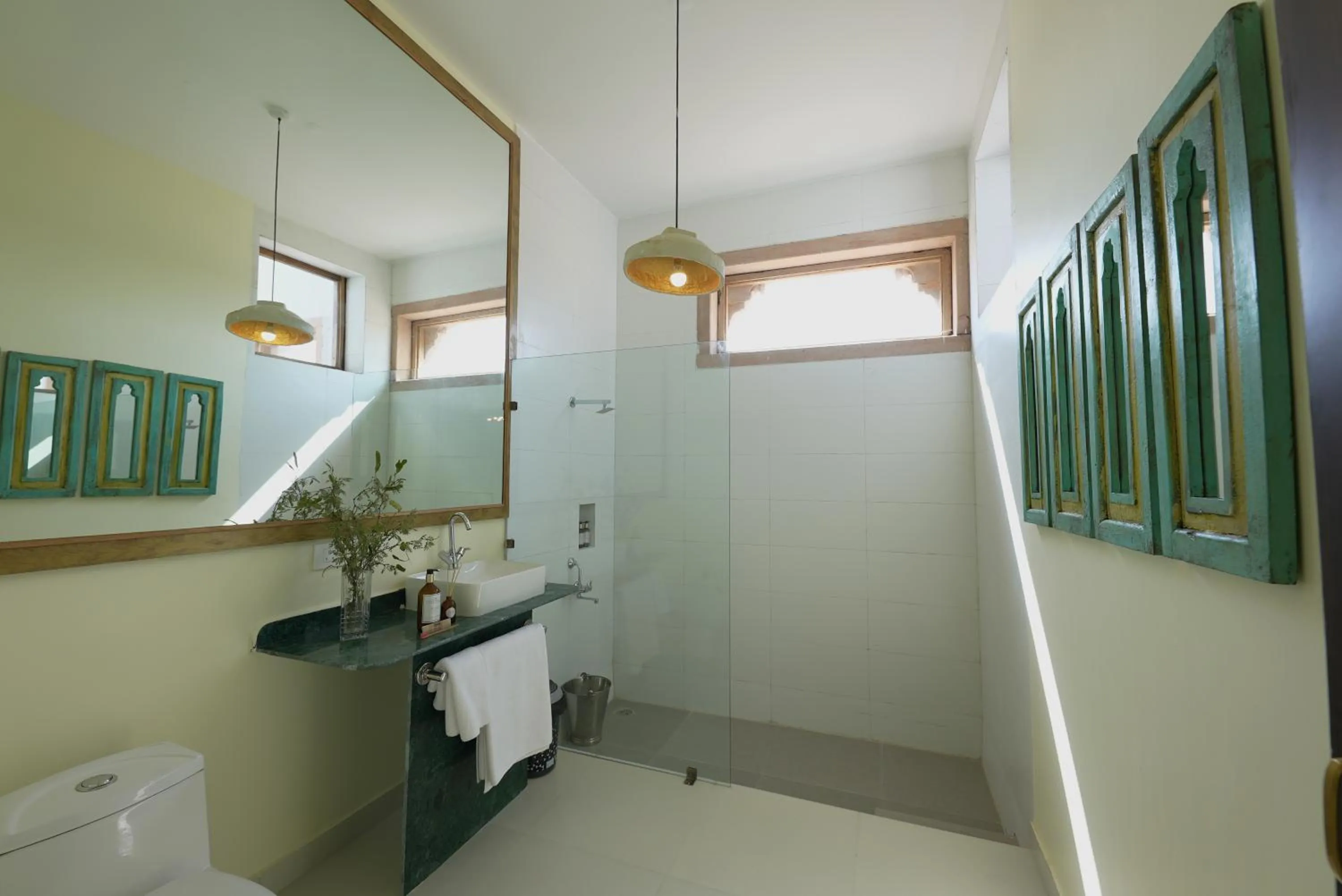 Bathroom in Kaner Retreat - India's First Desert Botanical Resort