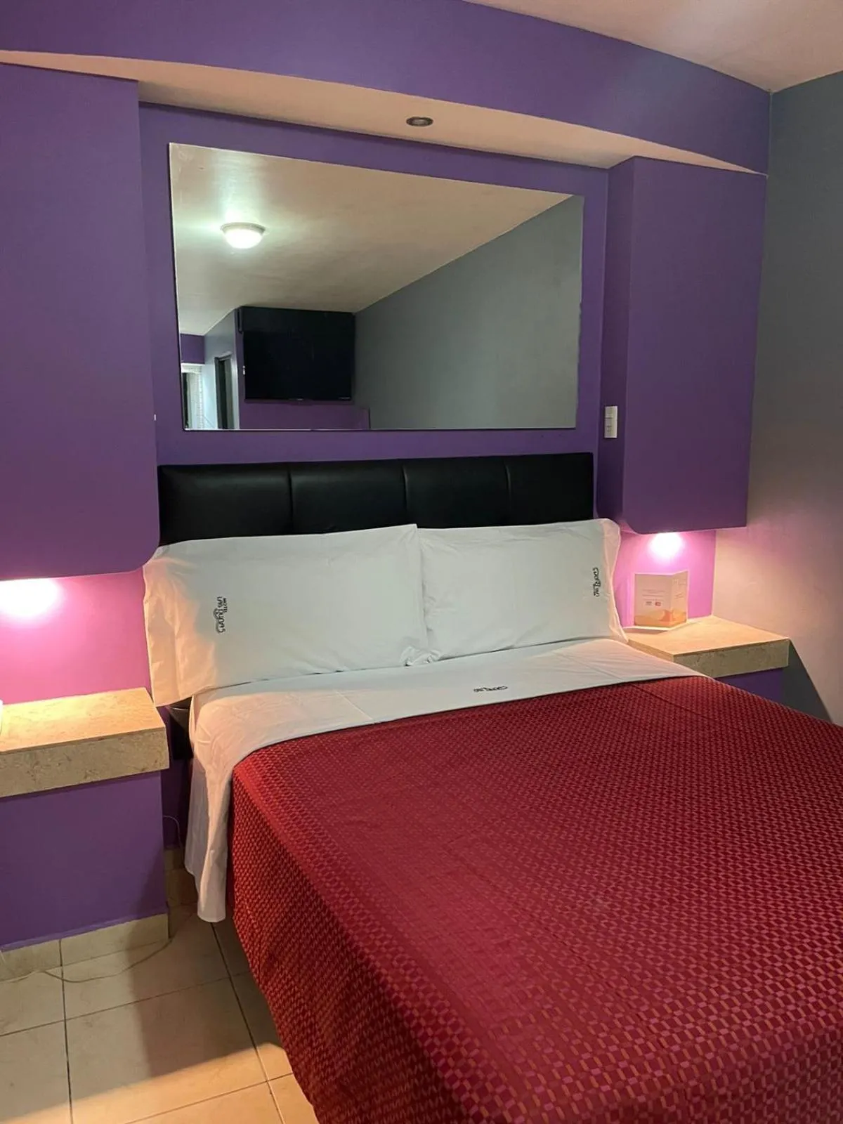 Bed in Motel Las Dunas