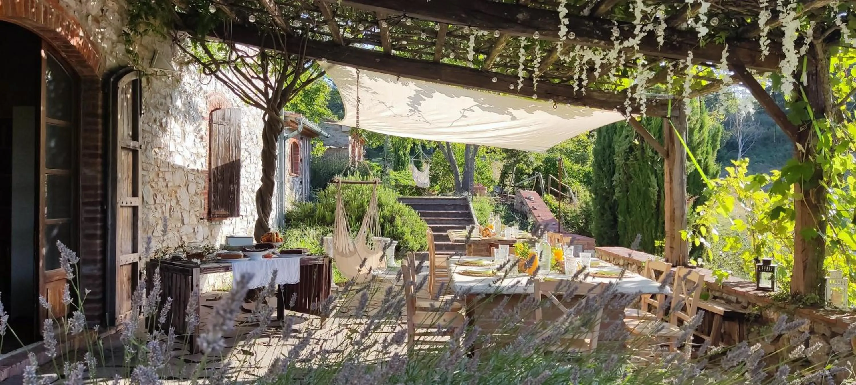 Patio in Ca'Novae - Tuscany Farmhouse