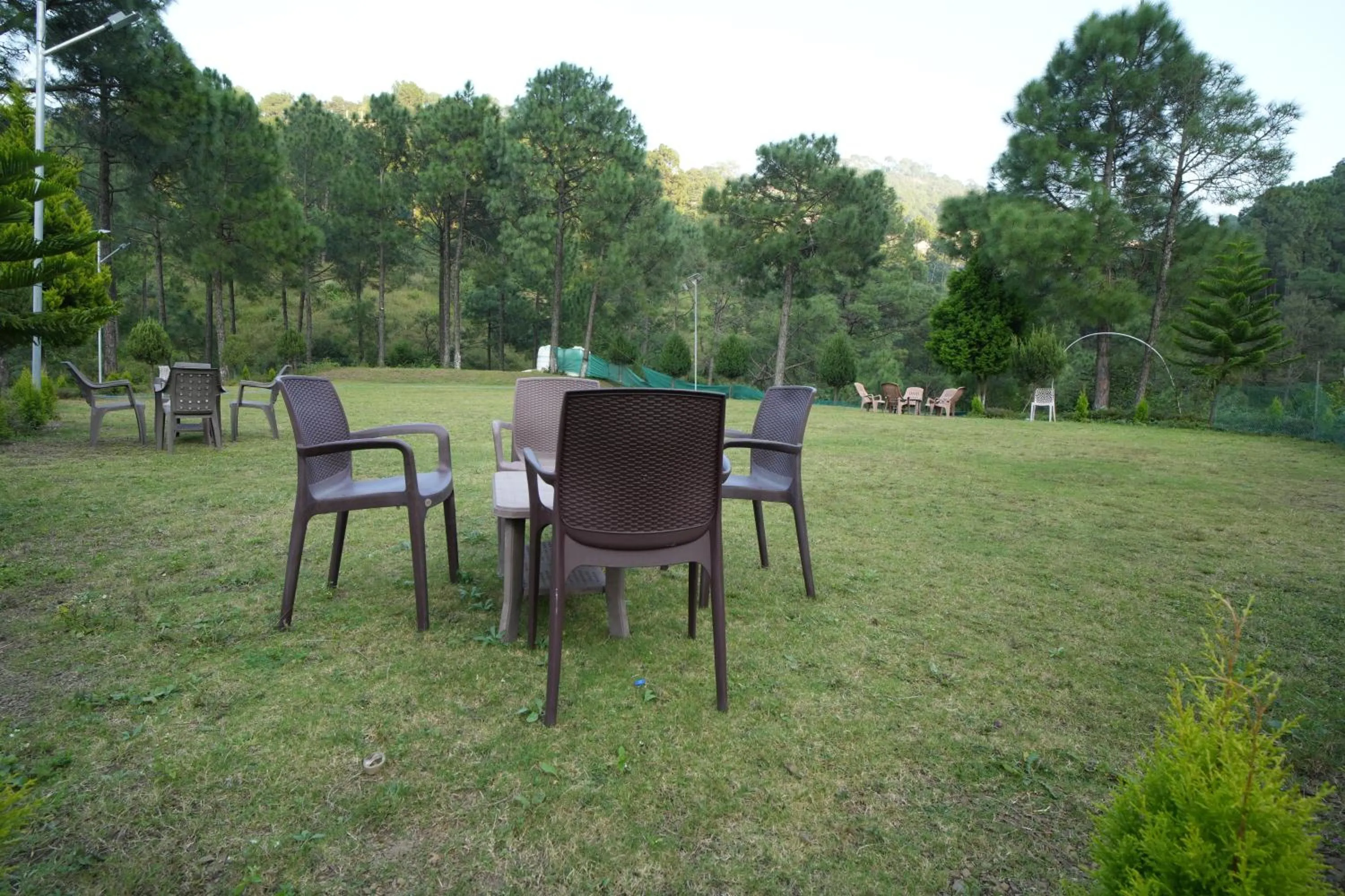 Garden view in Pineland Resorts & Chalets Kasauli