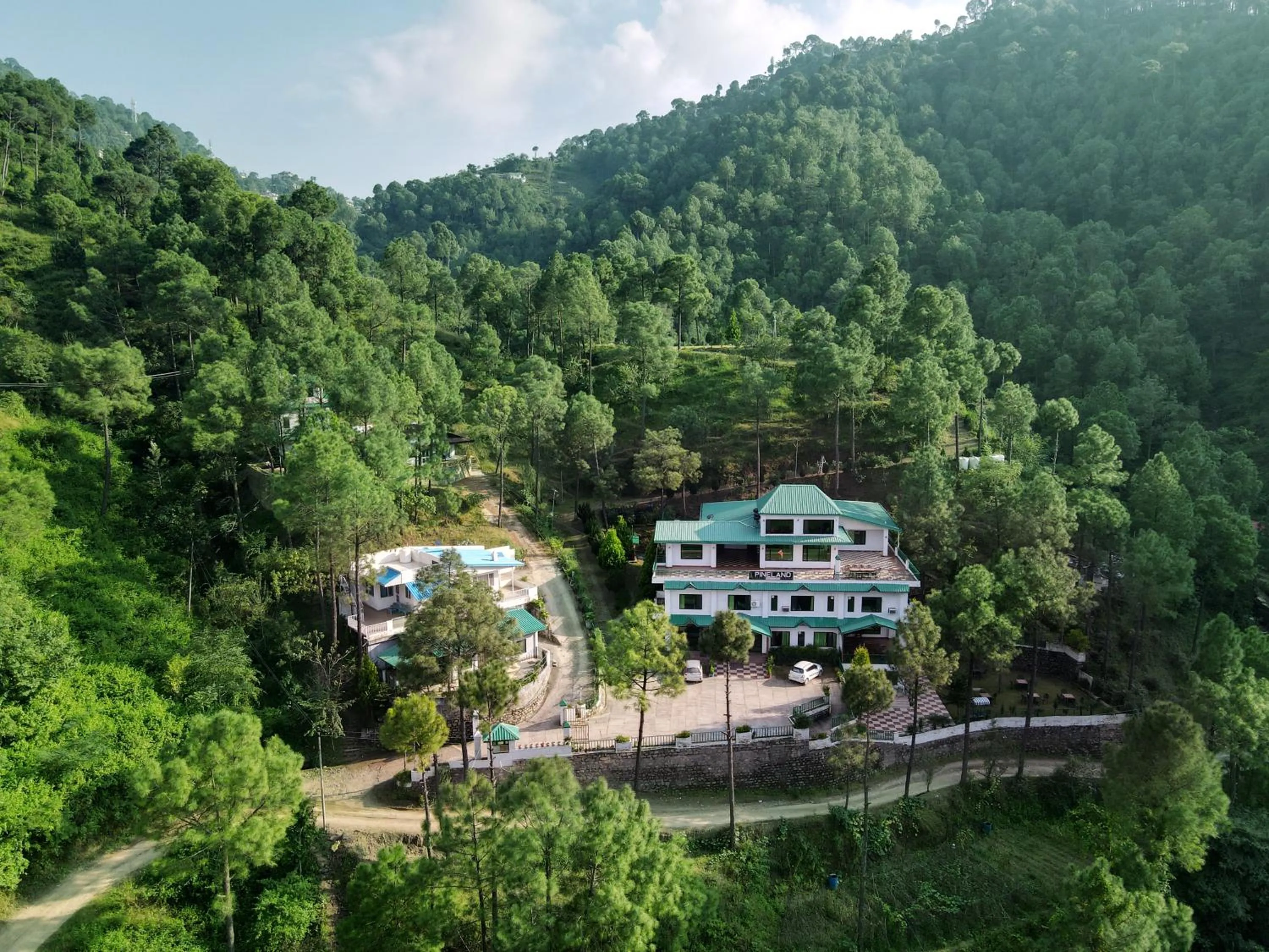 Mountain view in Pineland Resorts & Chalets Kasauli