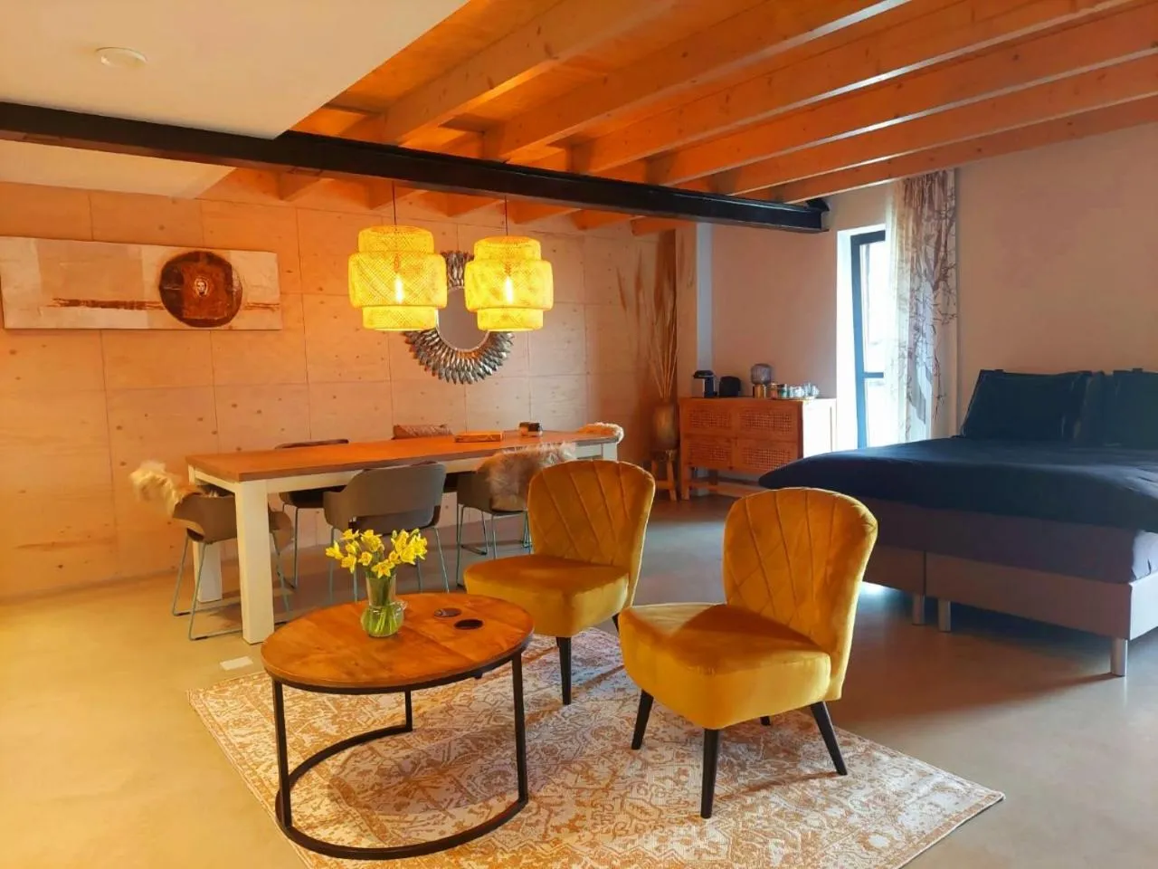 Living room in B&B Mooi Montferland