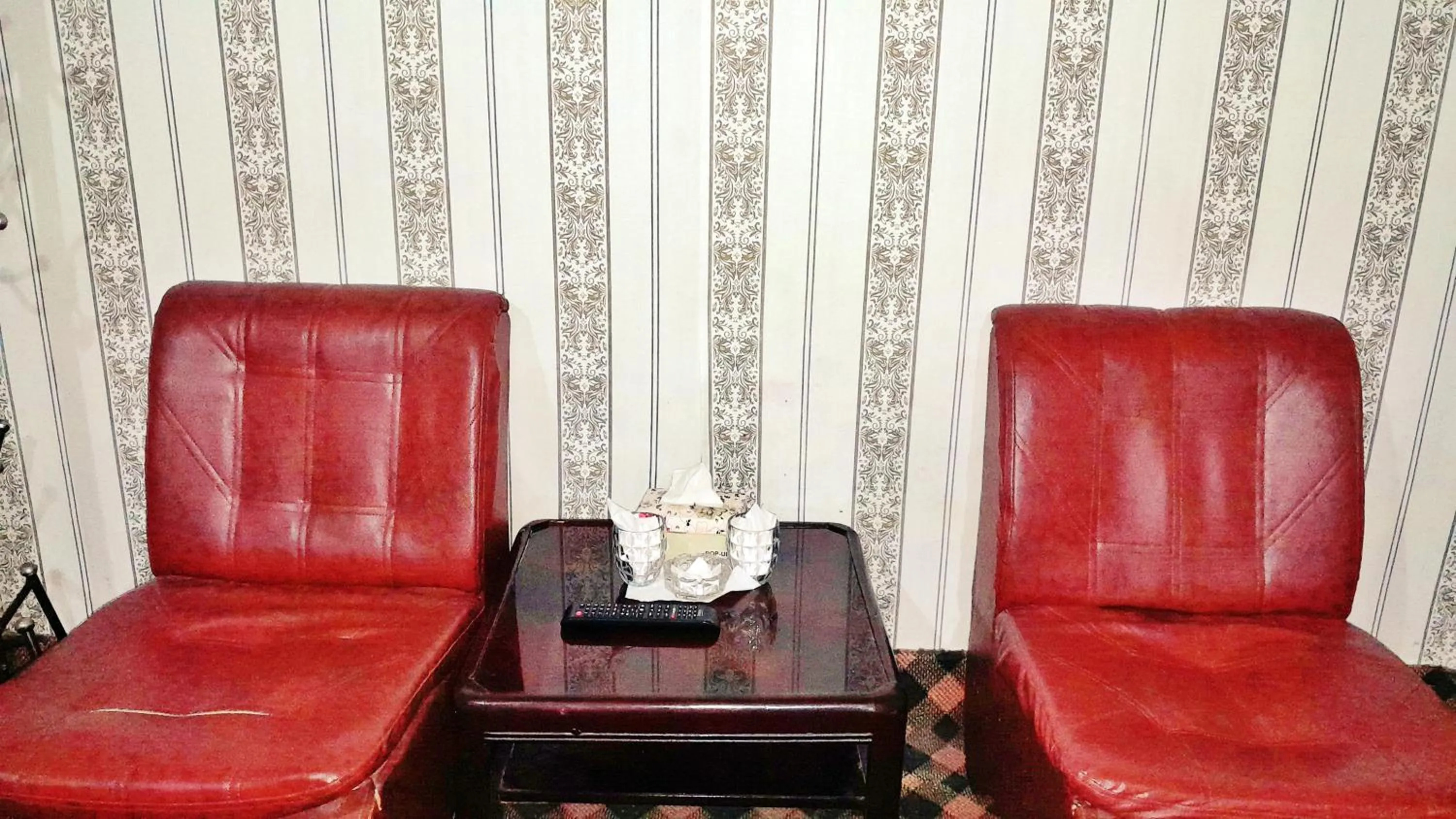 Seating area in Hotel Super Seven