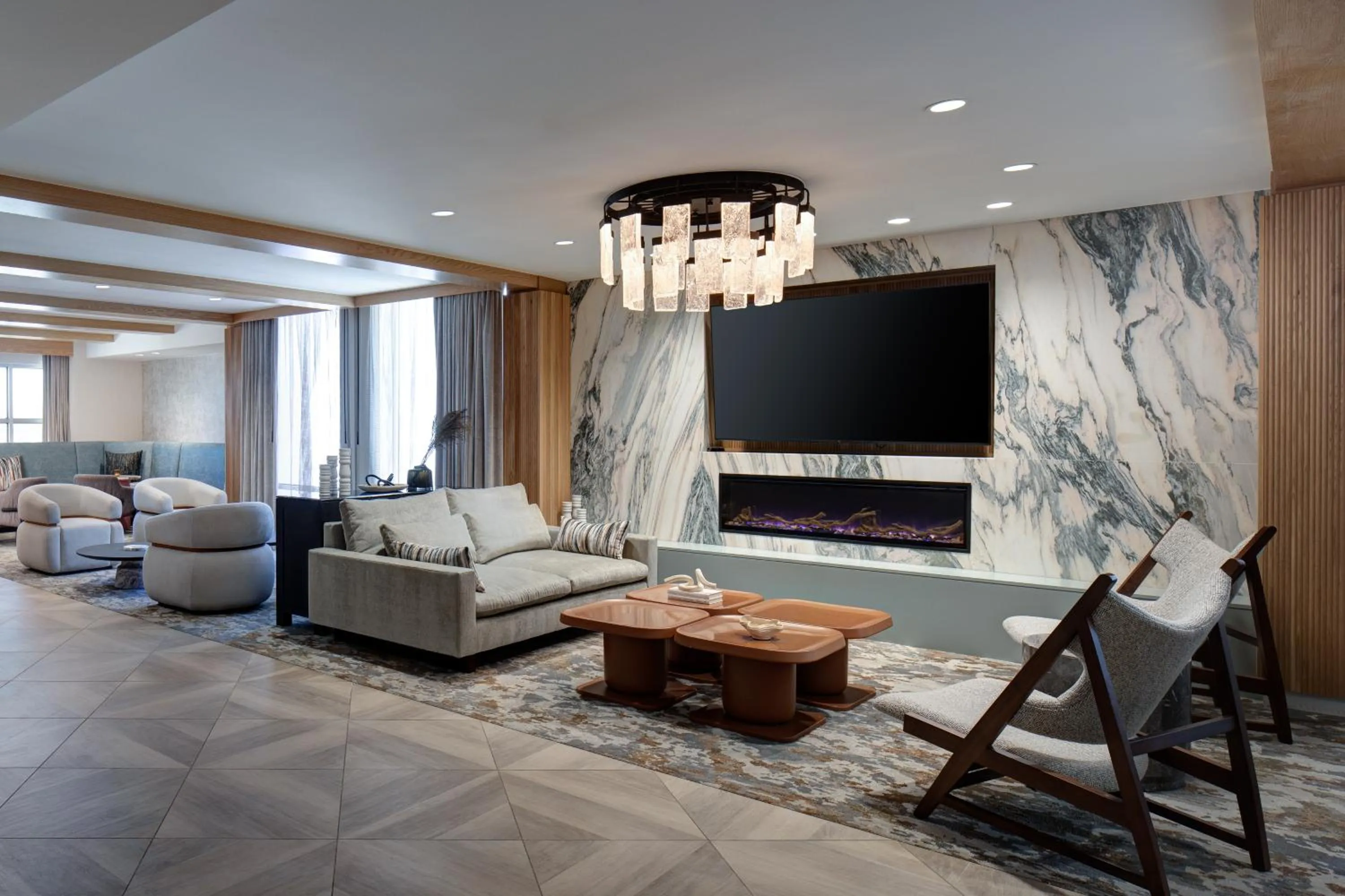 Lobby or reception in Sheraton Fort Worth Downtown Hotel