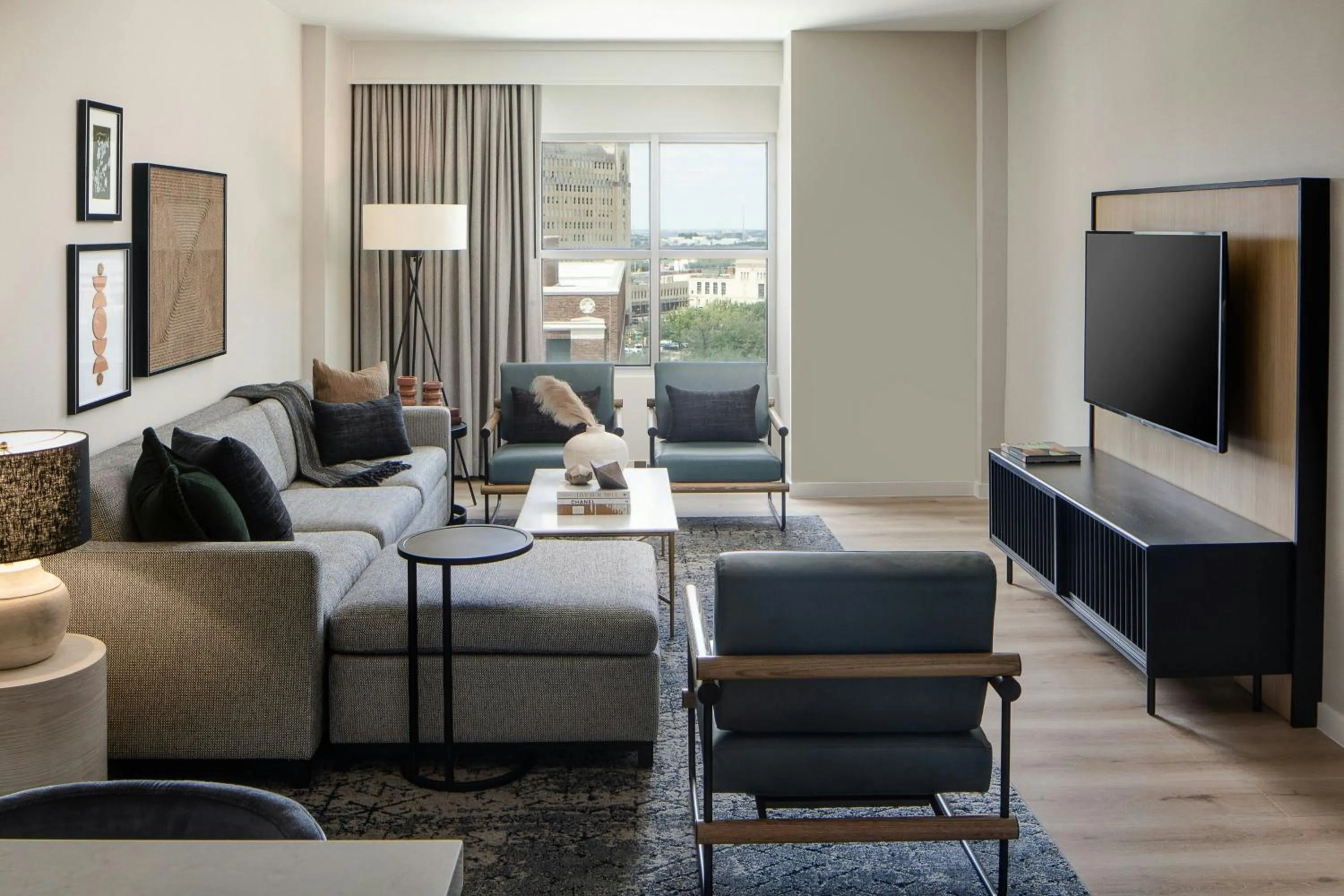 Bedroom in Sheraton Fort Worth Downtown Hotel