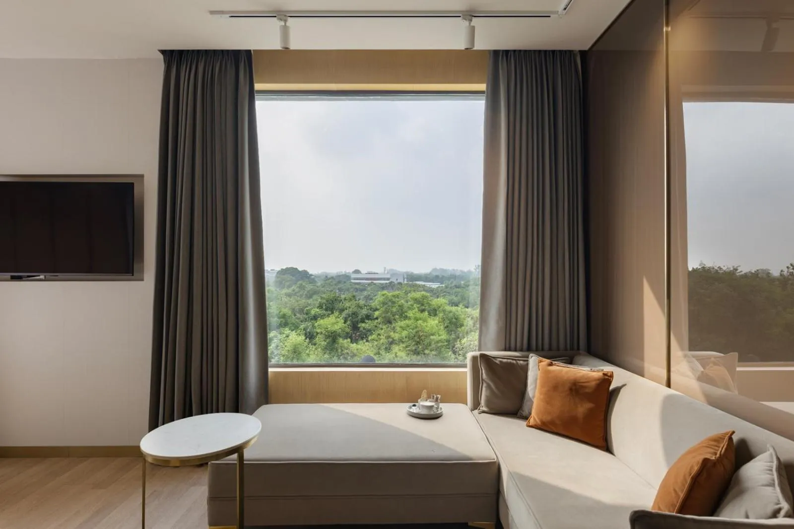 Seating area in Novotel Chandigarh Tribune Chowk