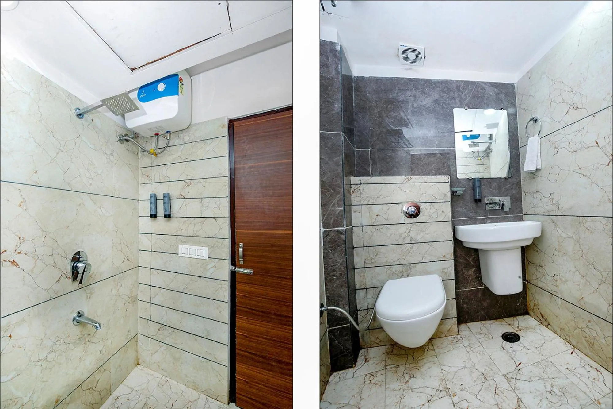 Bathroom in FabHotel Golden Temple Paradise - 50 meters from Golden Temple