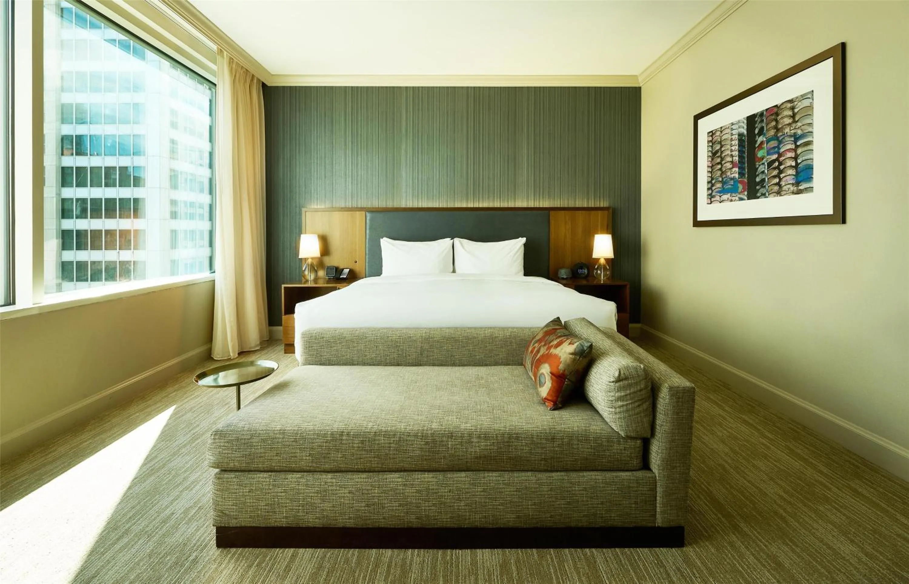 Photo of the whole room, Bed in Hyatt Centric Chicago Magnificent Mile